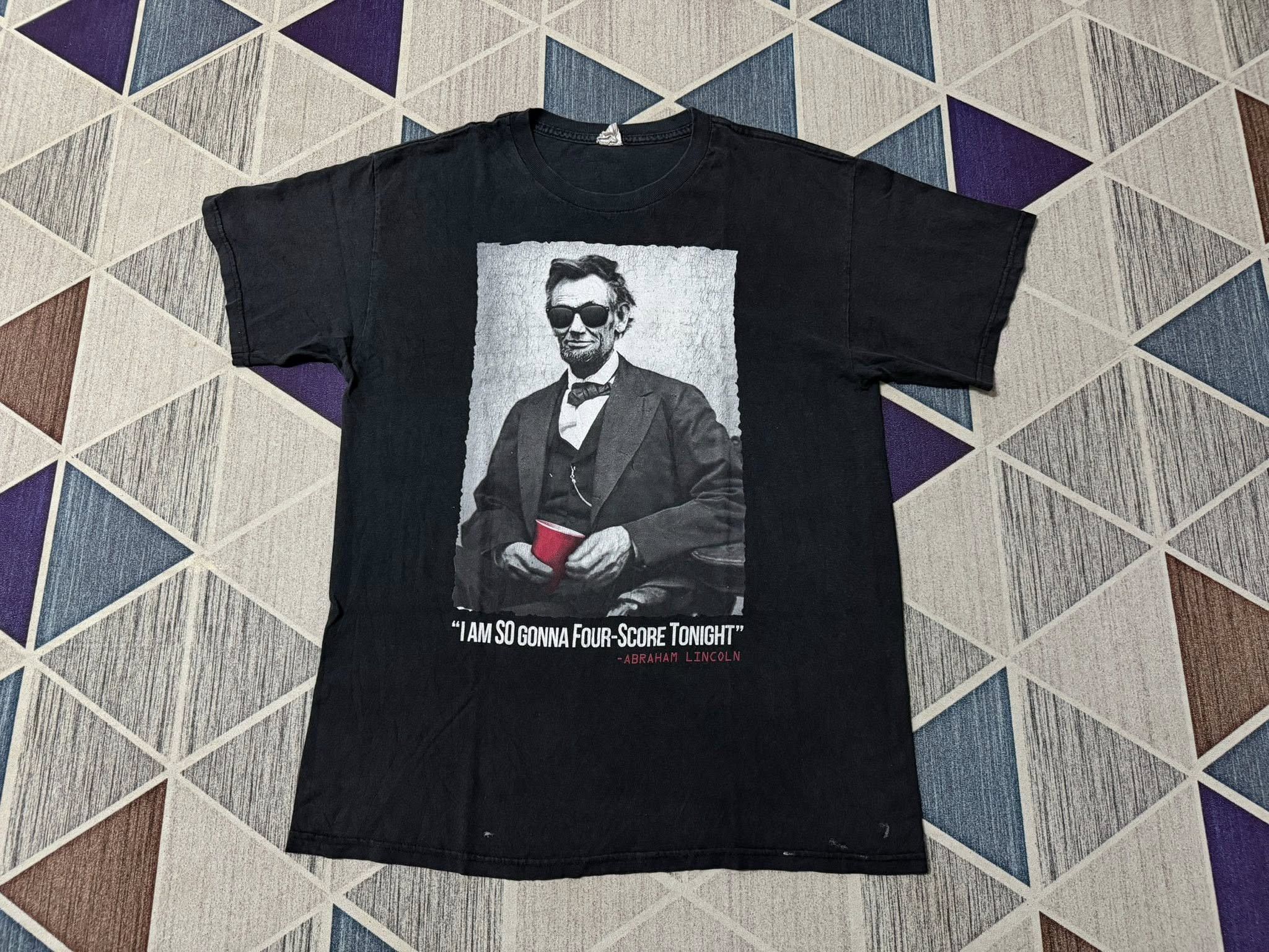 Other Y2K ABRAHAM LINCOLN alstyls tee M 1631 Size US M / EU 48-50 / 2 - 1 Thumbnail