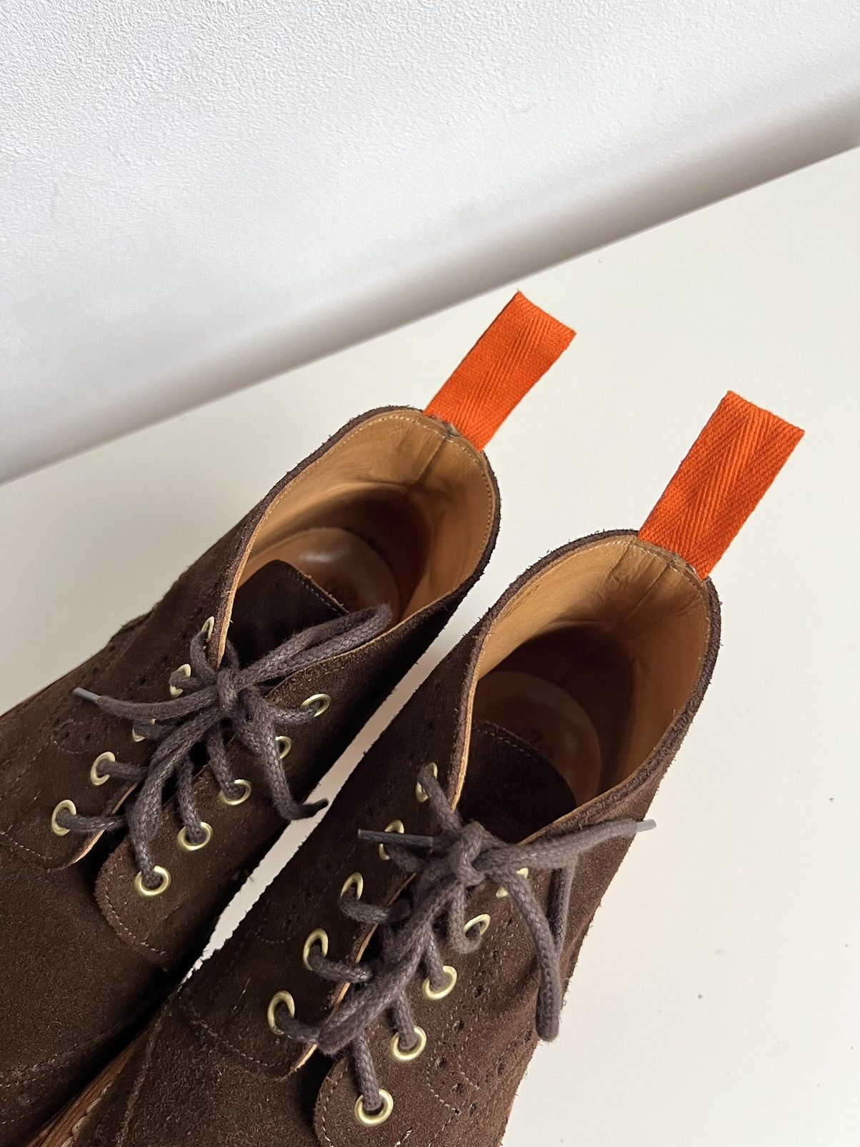 Crockett & Jones × John Lobb × Tricker's 🇬🇧Trickers Stow County Suede Boots Size US 7 / EU 40 - 14 Thumbnail