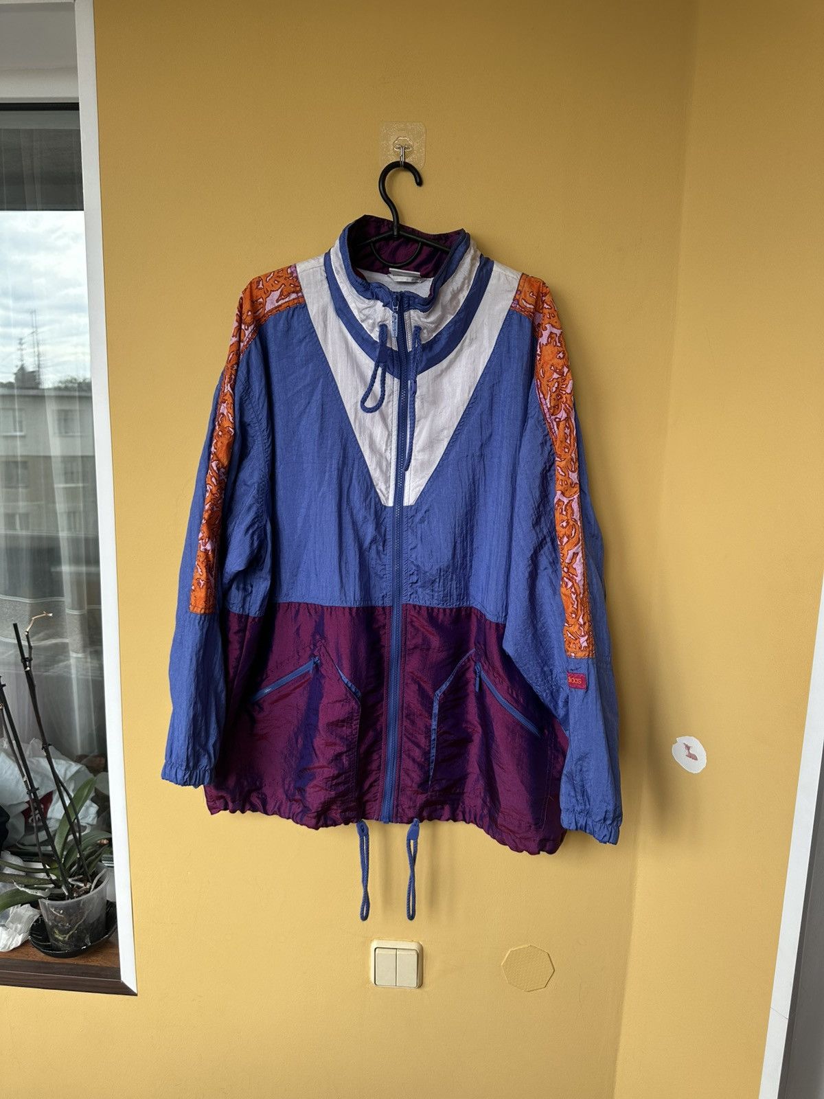 Adidas × Vintage Adidas Vintage Retro 90's 80's women Purple Nylon Track Suit Size L / US 10 / IT 46 - 2 Thumbnail