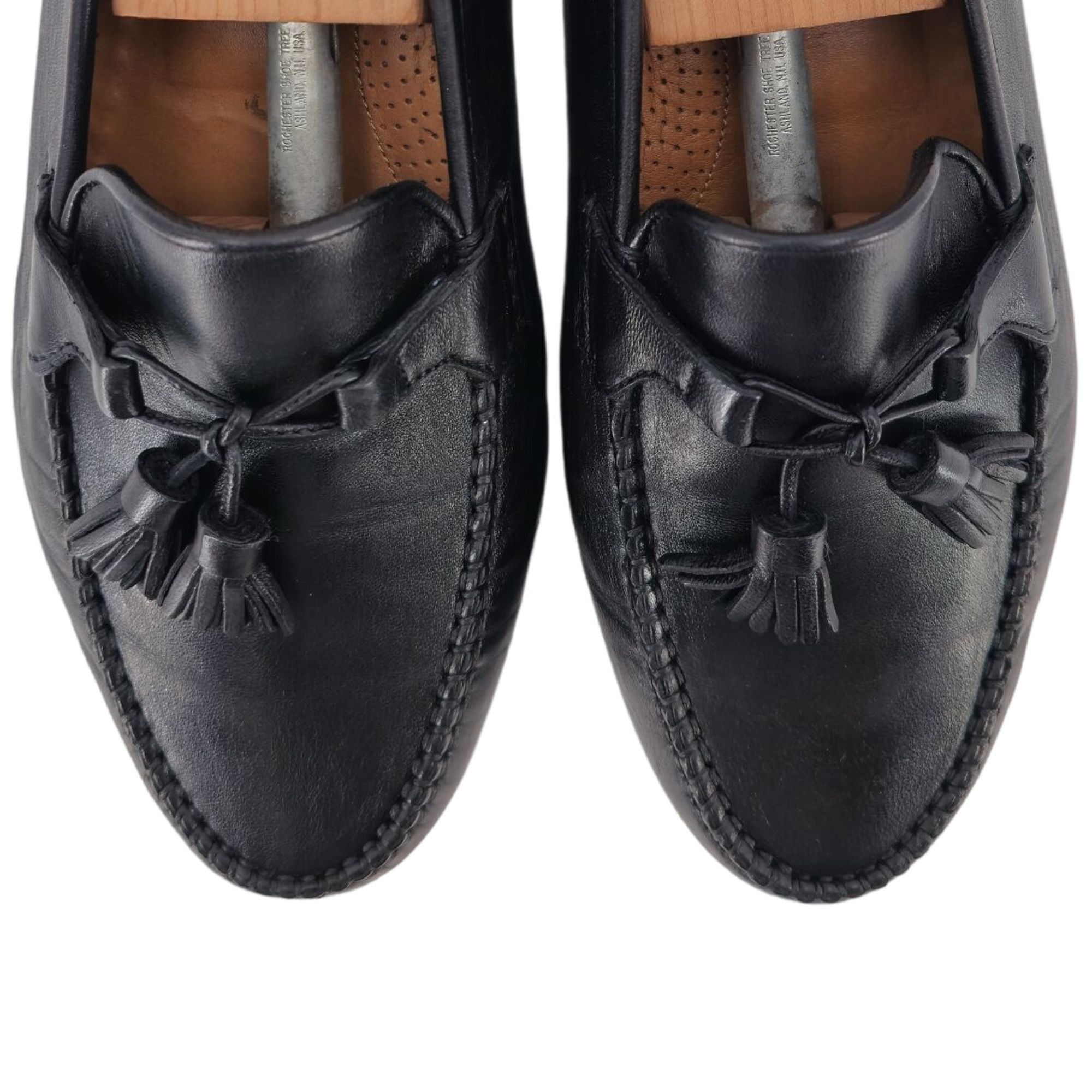 Allen Edmonds Allen Edmonds Italian Dress Shoes Mens 8 Butter Soft Black Size US 8 / EU 41 - 13 Thumbnail