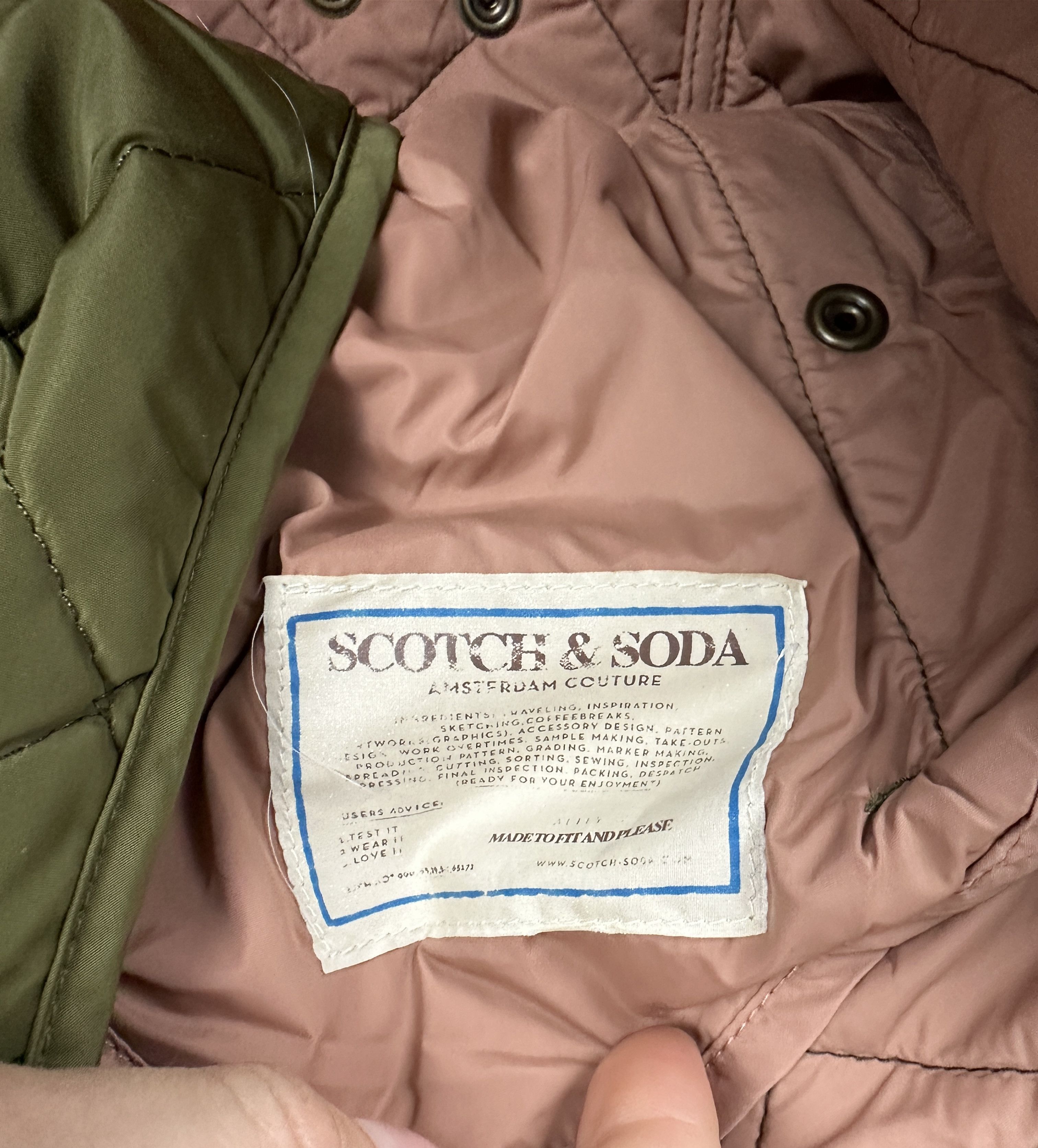 Scotch & Soda Scotch & Soda men quilted elegant jacket Size US L / EU 52-54 / 3 - 7 Thumbnail