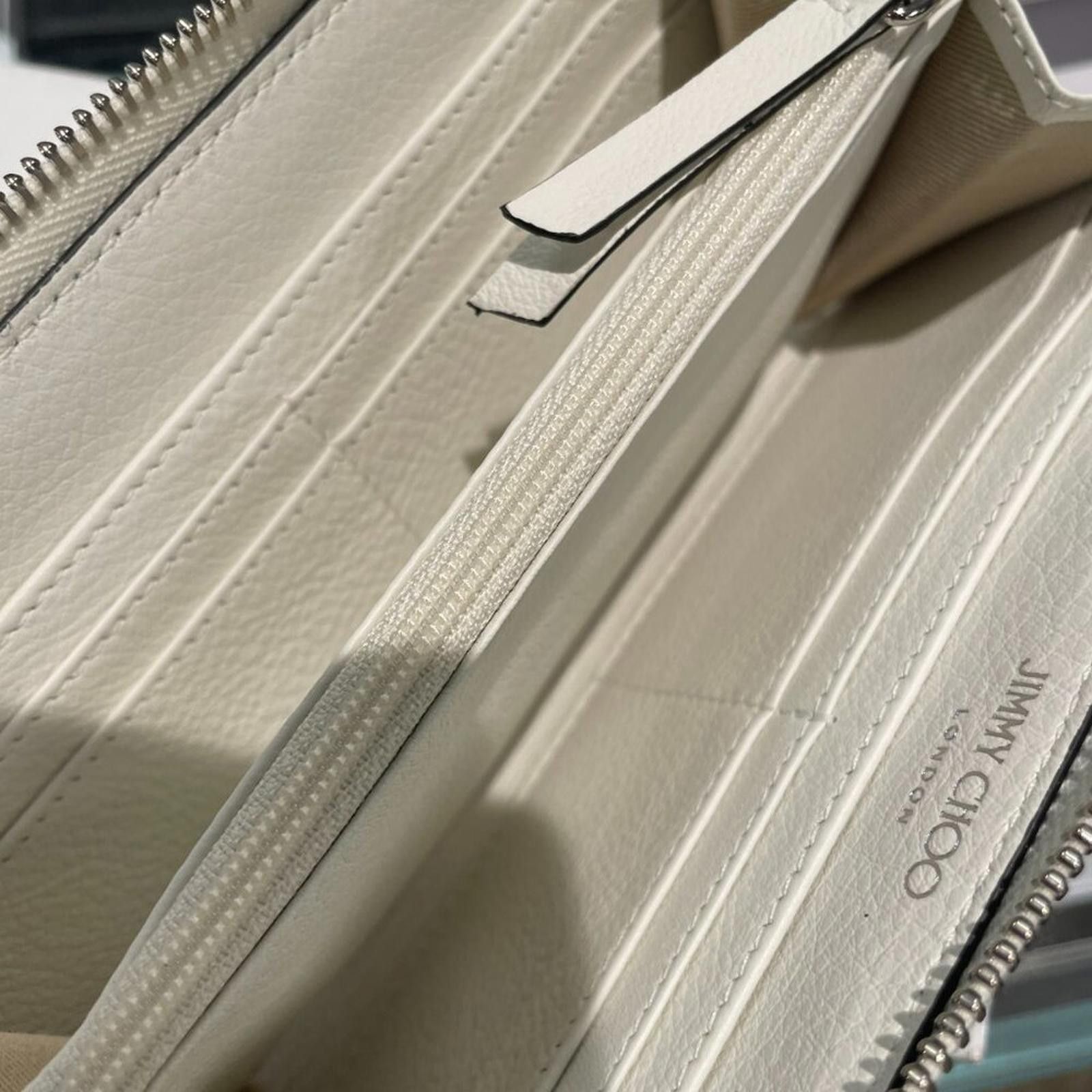 Jimmy Choo NWT JIMMY CHOO BETTINA LEATHER WALLET Size ONE SIZE - 3 Thumbnail