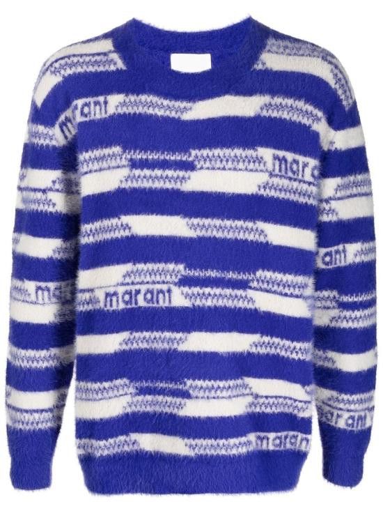 Isabel Marant ISABEL MARANT Men Sweater 23PPU0059HA A1L68H30VB Purple Size US L / EU 52-54 / 3 - 1 Thumbnail