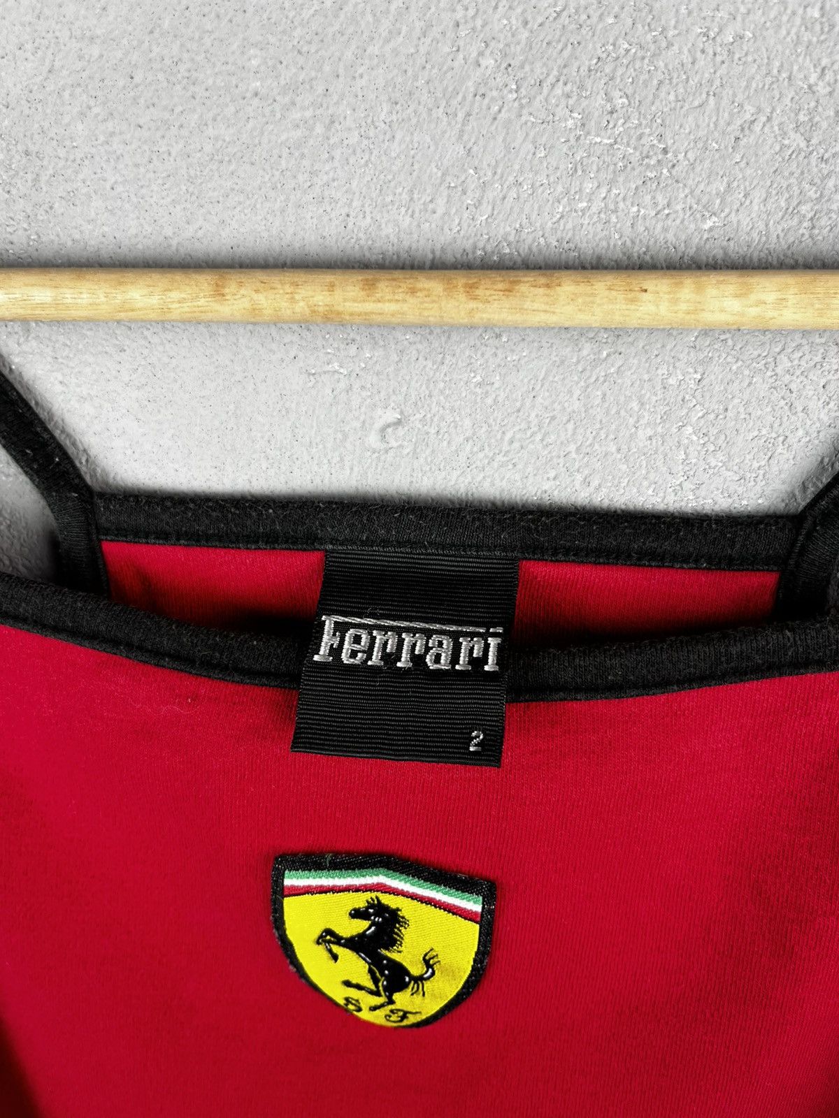 Ferrari Ferrari inspired red crop top t shirt vintage Size M / US 6-8 / IT 42-44 - 5 Thumbnail