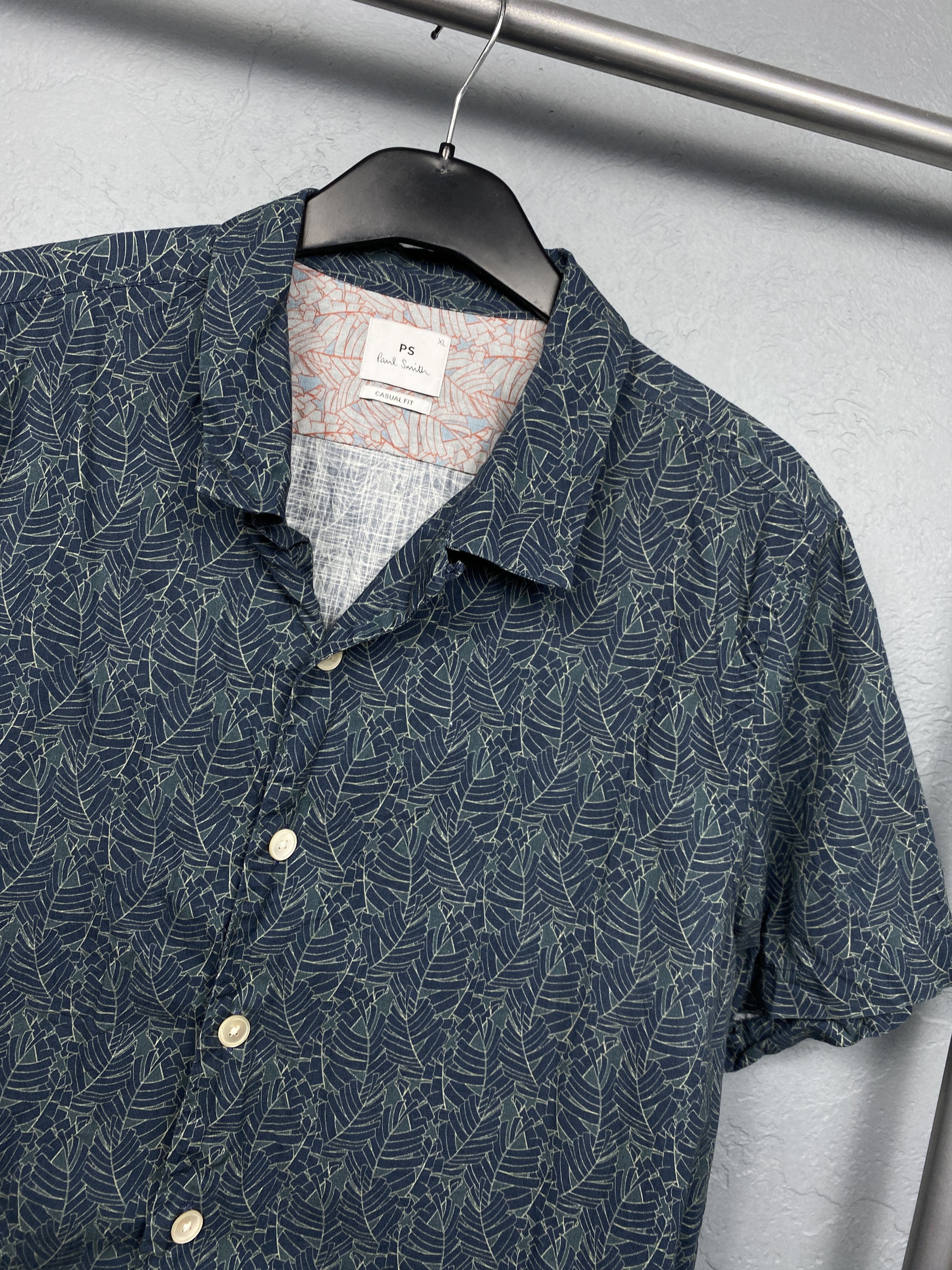 Paul Smith Paul Smith Vintage Mens Short Sleeve Hawaiian Shirt Size US XL / EU 56 / 4 - 2 Thumbnail