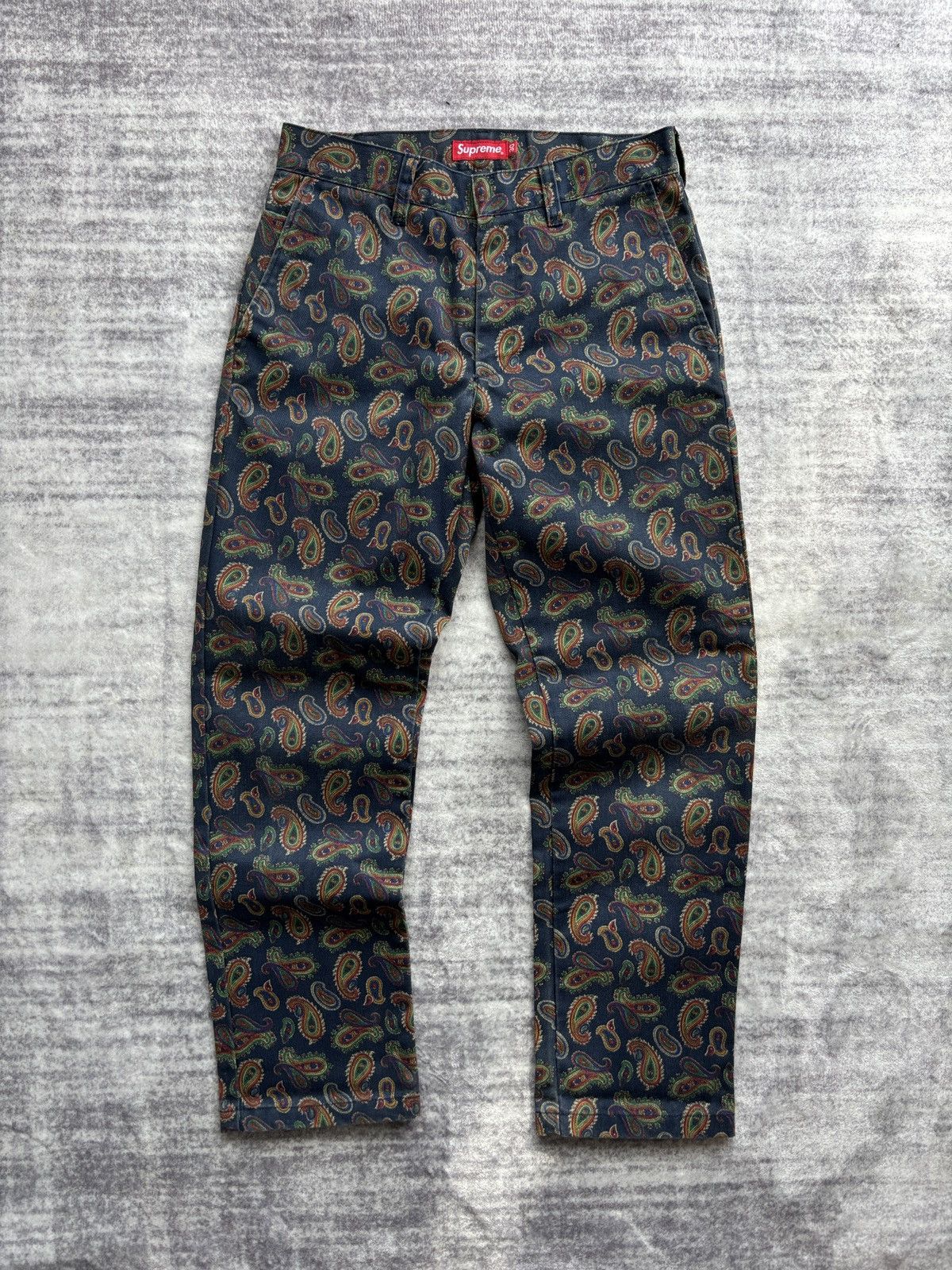 Supreme Supreme Paisley Work Pants 30 Size US 30 / EU 46 - 1 Thumbnail