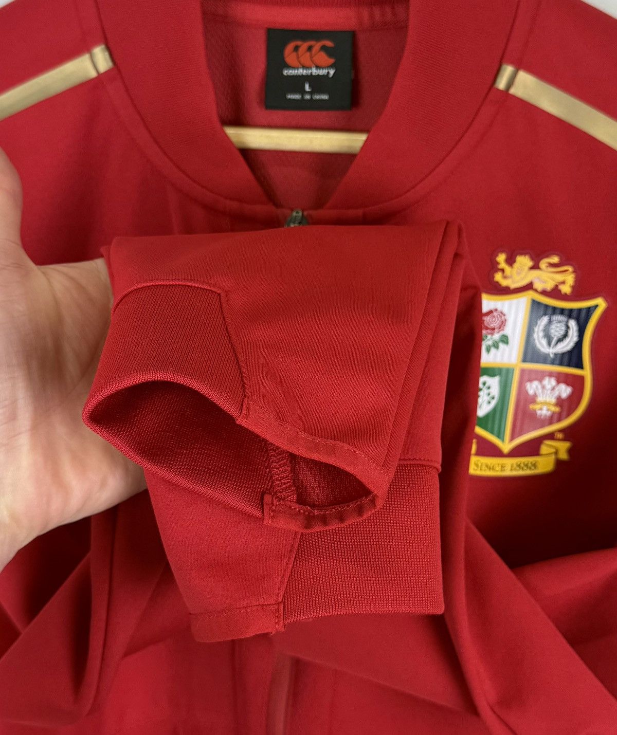 Canterbury of New Zealand Canterbury British and Irish Lions Rugby Anthem Jacket Red Size US L / EU 52-54 / 3 - 5 Thumbnail