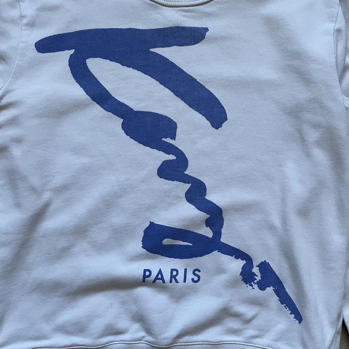 Kenzo Kenzo Paris White Spellout Sweatshirt Jumper Size US M / EU 48-50 / 2 - 5 Thumbnail