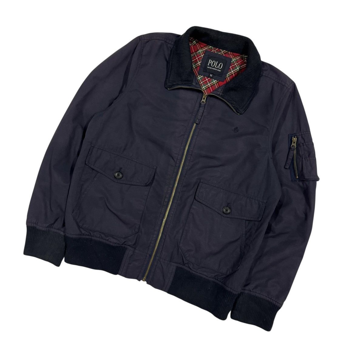 Polo Ralph Lauren Polo British Country Spirit Cotton Bomber Zipper Jacket Size US M / EU 48-50 / 2 - 6 Thumbnail