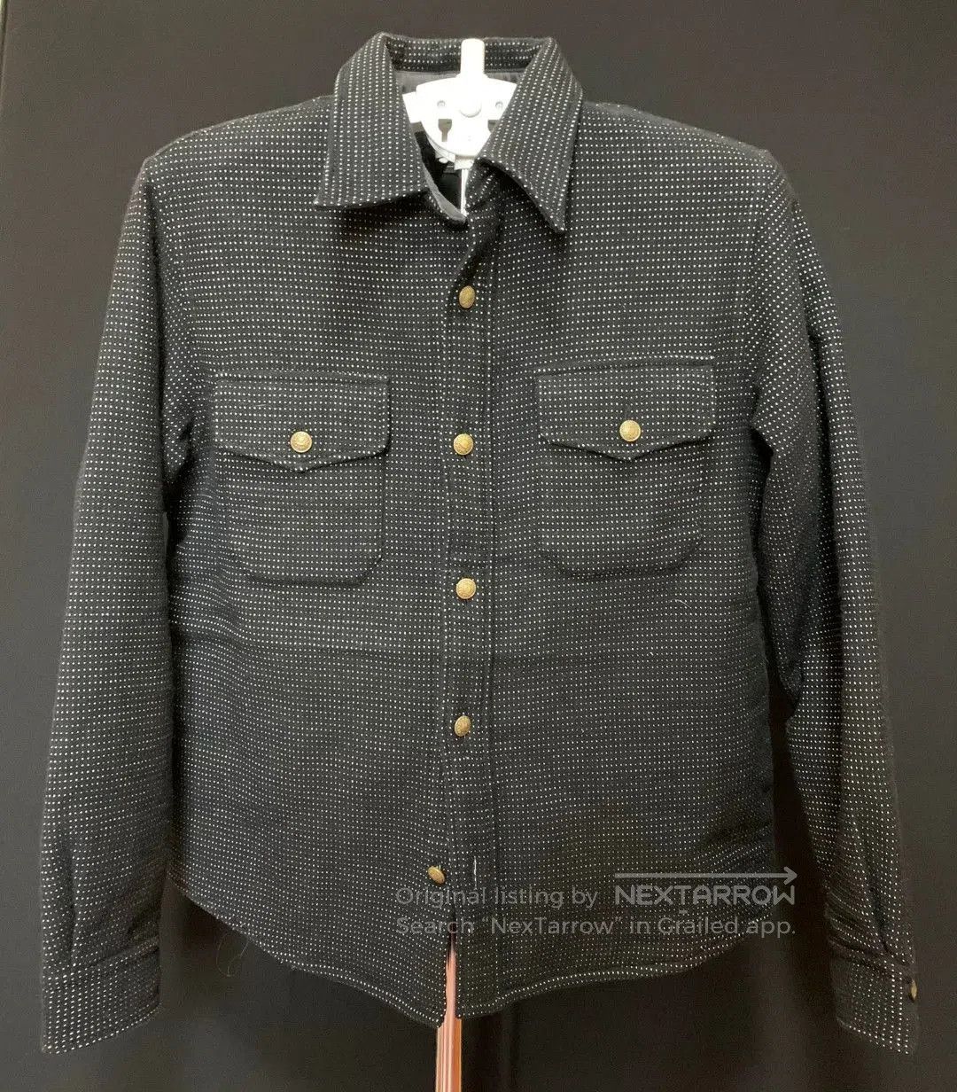 Japanese Brand Gladhand Flannel Shirt with Classic Logo Buttons. Size US M / EU 48-50 / 2 - 8 Thumbnail
