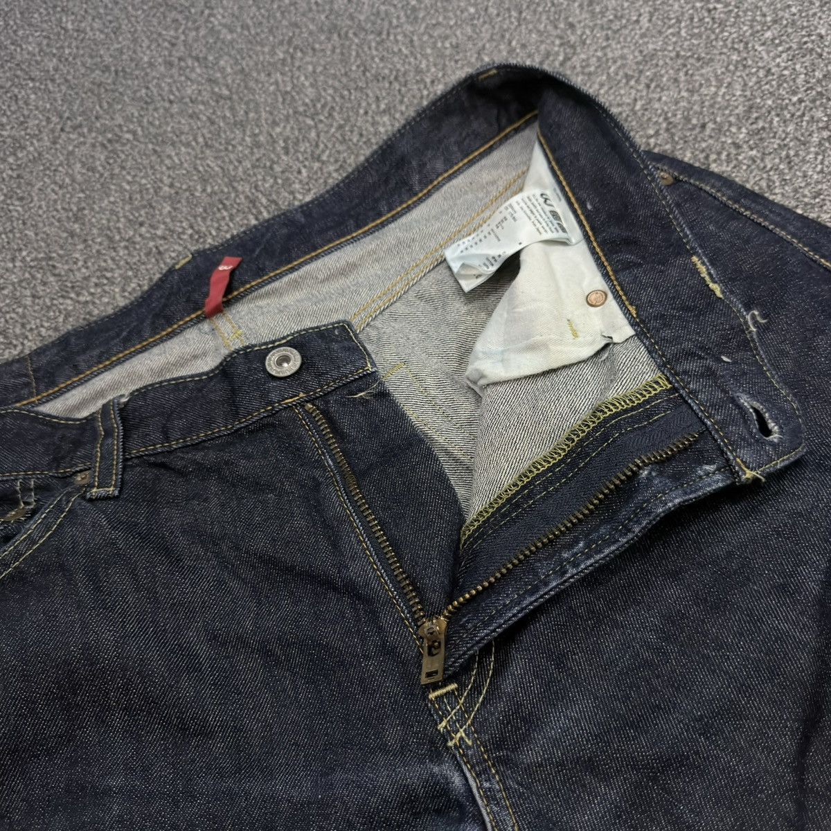 Undercover × Uniqlo Archive ‼️ Japanese Indigo Denim Uniqlo S002 UJ Blue Jeans Size US 33 - 14 Thumbnail