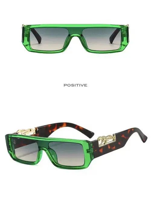Electric Visual Green Frame Leopard Sunglasess Size ONE SIZE - 3 Thumbnail