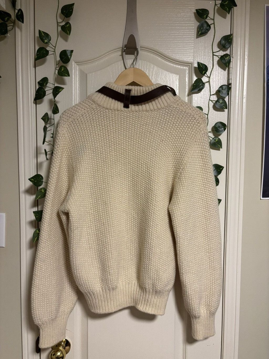 Dsquared2 Vintage rare 2000s cream half zip Dsquared2 sweater Size US XL / EU 56 / 4 - 2 Thumbnail