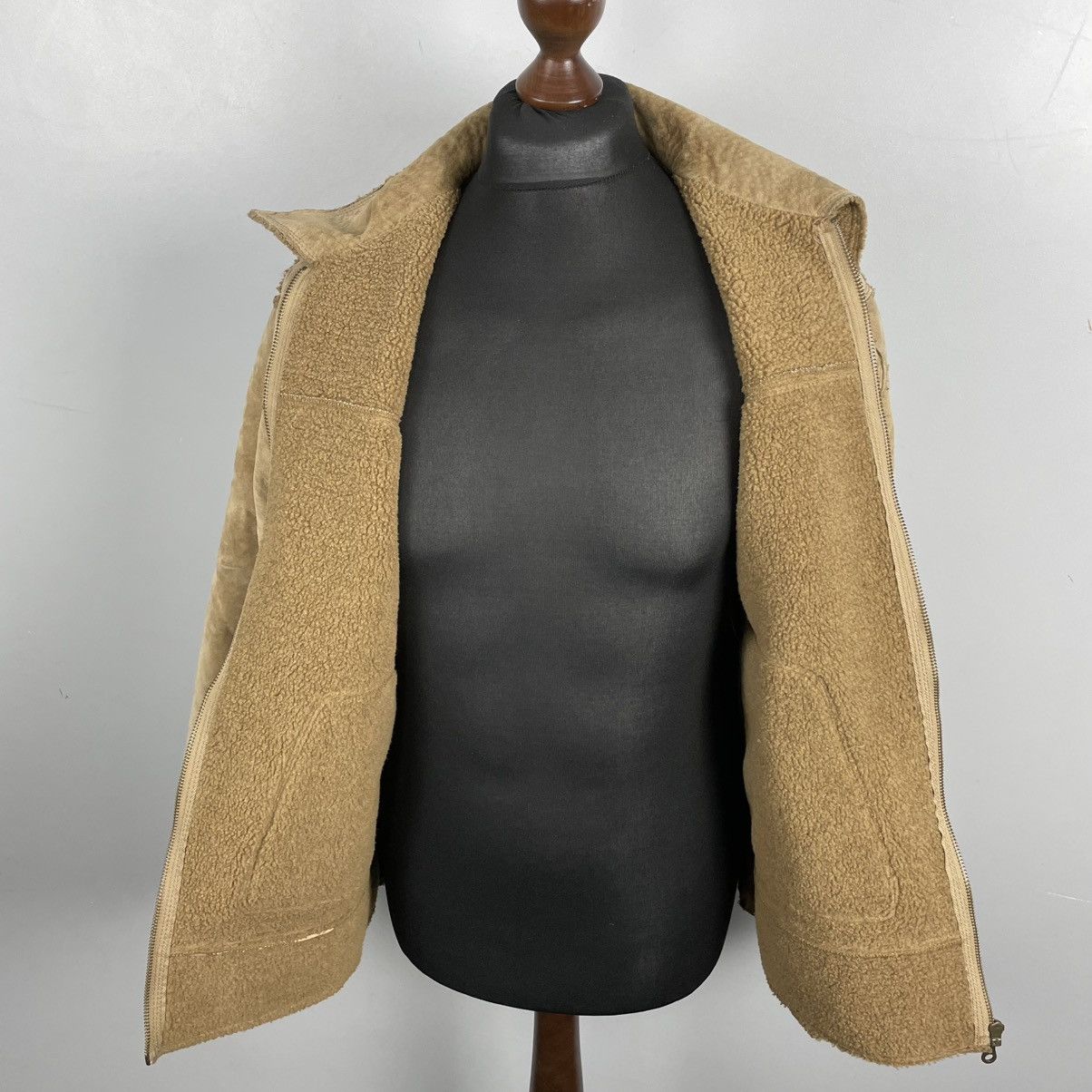 Japanese Brand × Vintage Vintage Y2K Faux Fur Sheepskin Jacket 2000s Avantgarde Size US L / EU 52-54 / 3 - 10 Thumbnail