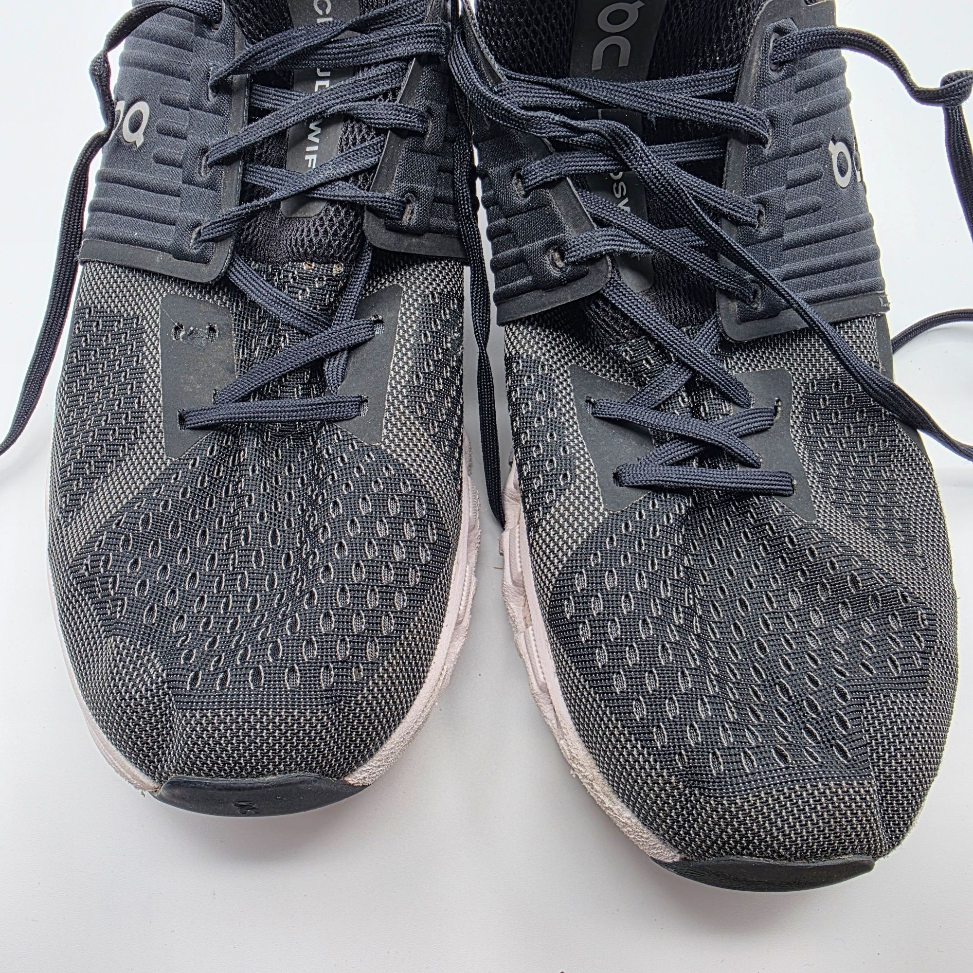 On On Running Cloudswift Mens Size 11.5 Black White Running Sho Size US 11.5 / EU 44-45 - 10 Thumbnail