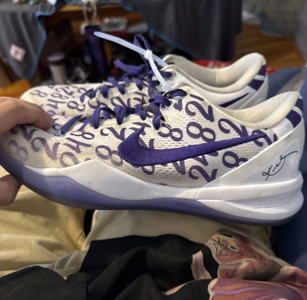 Nike Nike Kobe 8 Protro Court Purple Men's Sz 10 No Size US 10 / EU 43 - 3 Thumbnail