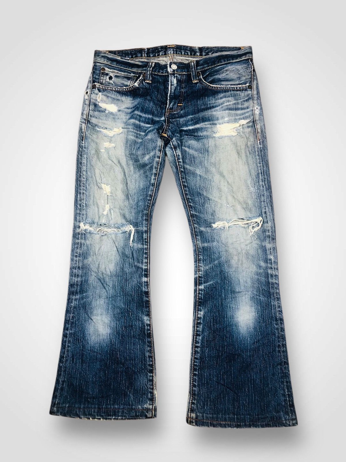 Edwin Edwin Distressed Jeans (21) Size US 32 / EU 48 - 1 Thumbnail