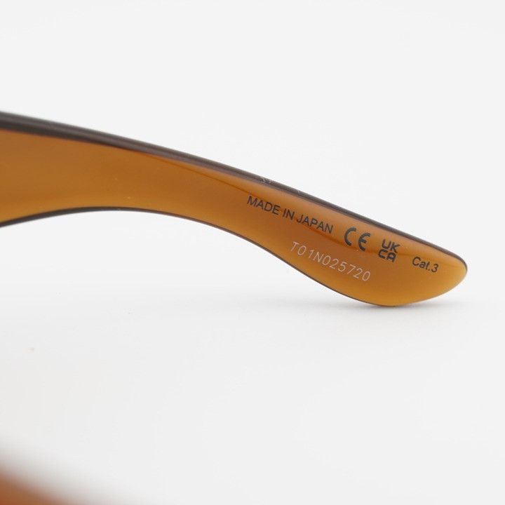 Saint Laurent Paris Saint Laurent SL901 HOWL 017 Sunglasses Shiny Brown Square Size ONE SIZE - 8 Thumbnail