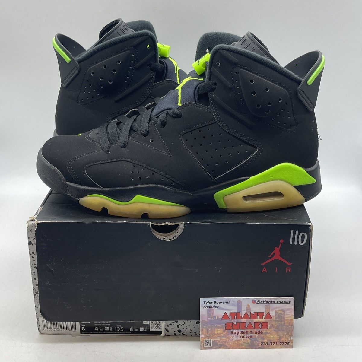 Jordan Brand Air Jordan 6 electric green Size US 8 / EU 41 - 1 Thumbnail