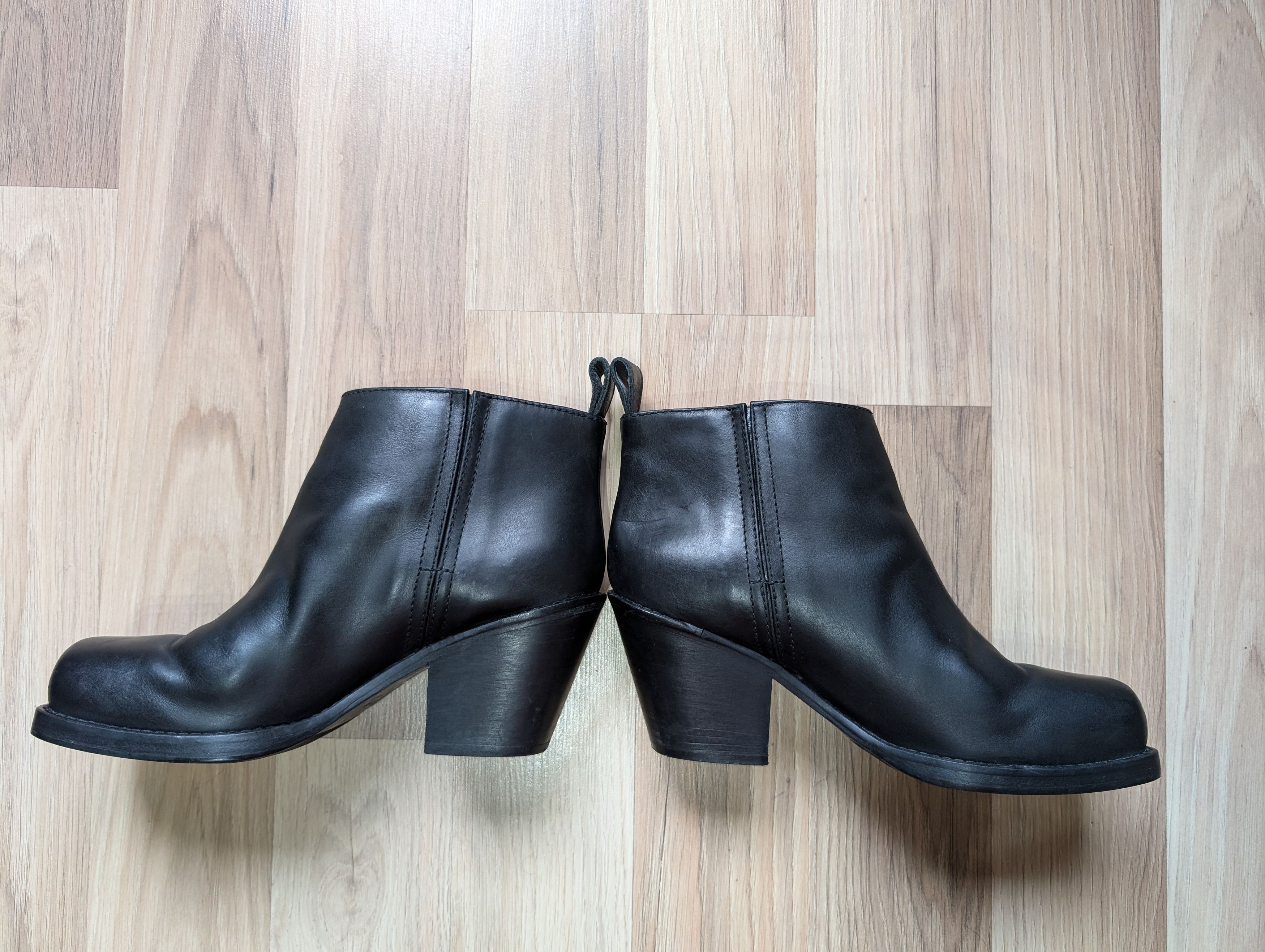 Acne Studios Acne Studios AvantGarde Leather Heeled Ankle Boot Size US 10 / IT 40 - 4 Thumbnail