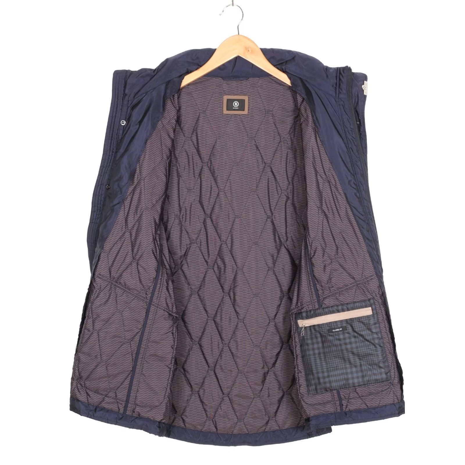 Bogner BOGNER Quilted Jacket Men Size EU 50 US 40 Classic Fit MJ6201 Color Blue Size US M / EU 48-50 / 2 - 4 Thumbnail