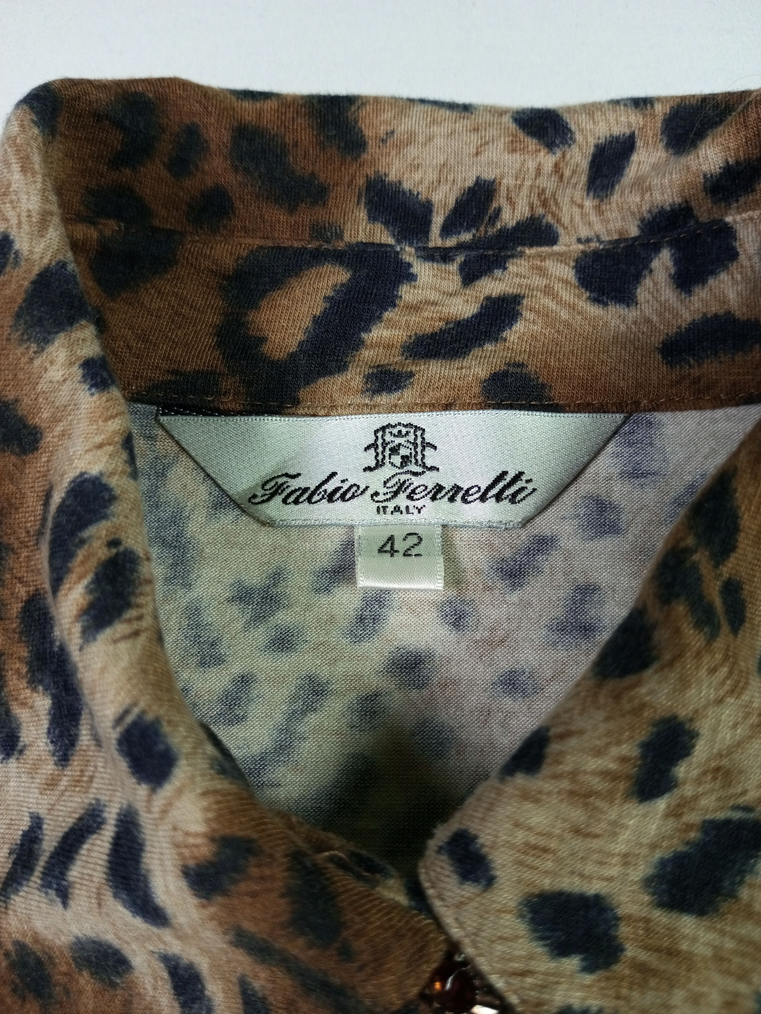 Designer × Japanese Brand Vintage leopard print button up blouses Size M / US 6-8 / IT 42-44 - 8 Thumbnail