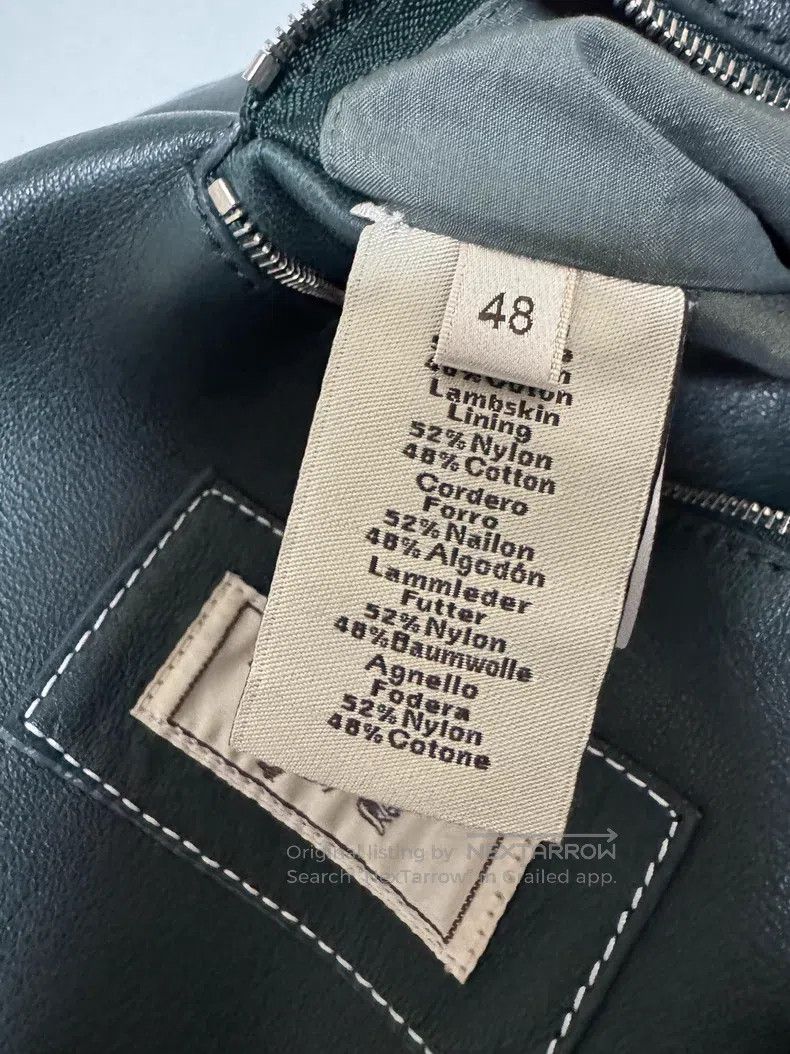 Hermes Hermes Leather jacket, full-grain leather, moss green Size US M / EU 48-50 / 2 - 8 Thumbnail
