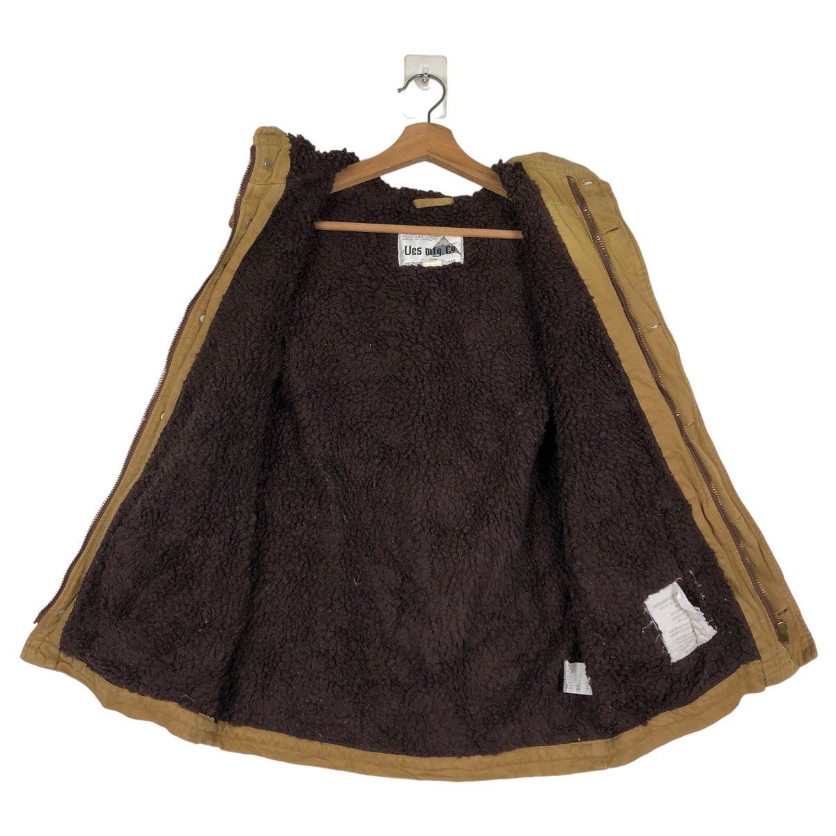Japanese Brand 📌VINTAGE BIKER VEST QUILTED HUNTING UES MFG. CO. Size US M / EU 48-50 / 2 - 9 Thumbnail