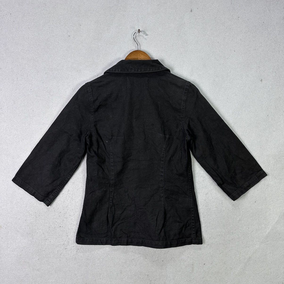 Zucca Zucca Travail Japan Work Jacket Cropped Button Up Blazer Size XS / US 0-2 / IT 36-38 - 5 Thumbnail