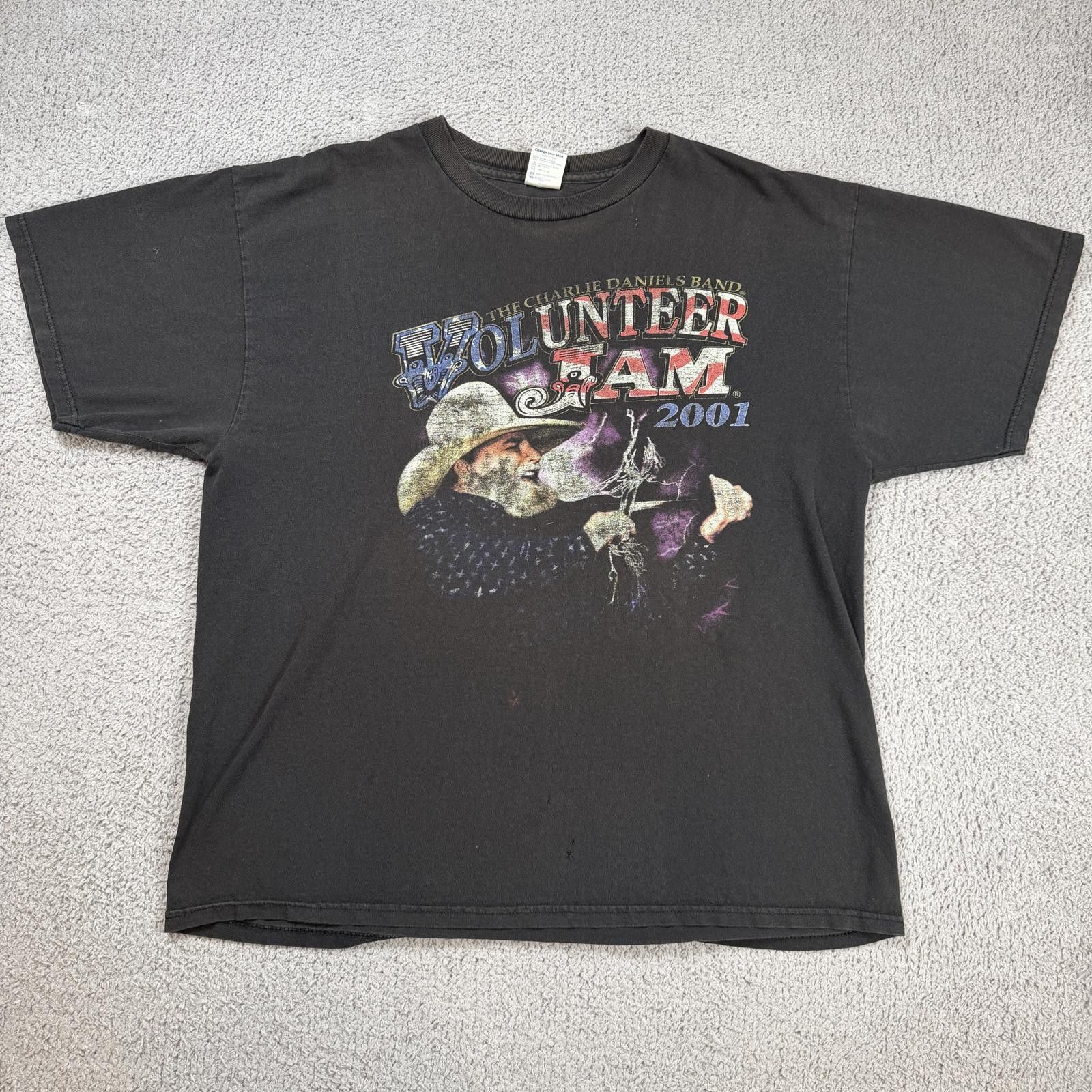 Delta Vintage 2001 The Charlie Daniels Band Jam Tour T Shirt XL Size US XL / EU 56 / 4 - 1 Thumbnail