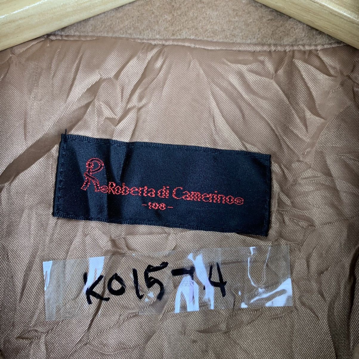 Roberta di Camerino × Vintage Roberto Di Camerino Vintage Faded Brown Jackey#K01574 Size US L / EU 52-54 / 3 - 12 Thumbnail
