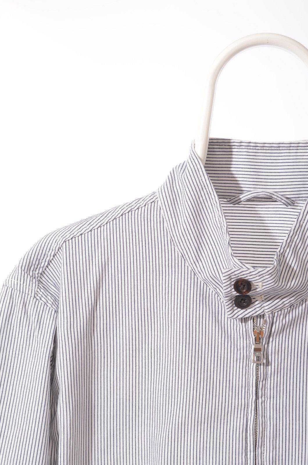 Mr P. Mr.P Porter designer brand striped button up jacket bomber Size US XL / EU 56 / 4 - 2 Thumbnail
