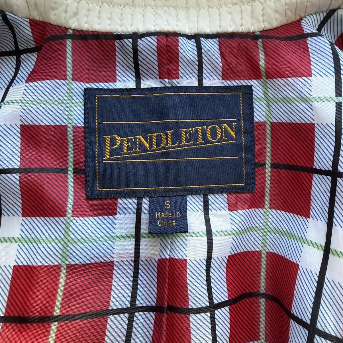 Pendleton Pendleton Womens Small White Hooded Jacket Coat Button Front Size S / US 4 / IT 40 - 5 Thumbnail