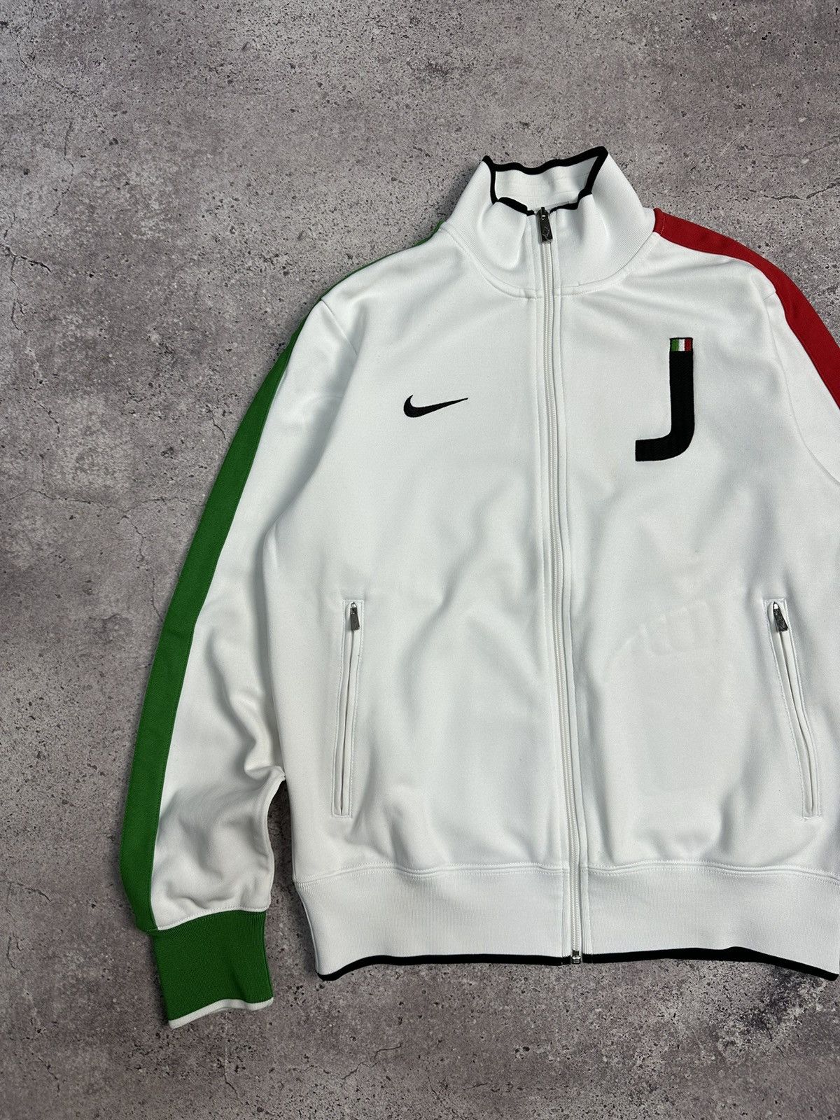 Nike × Vintage Vintage Nike Juventus Blokecore Logo Track Jacket Y2K Drill Size US M / EU 48-50 / 2 - 3 Thumbnail