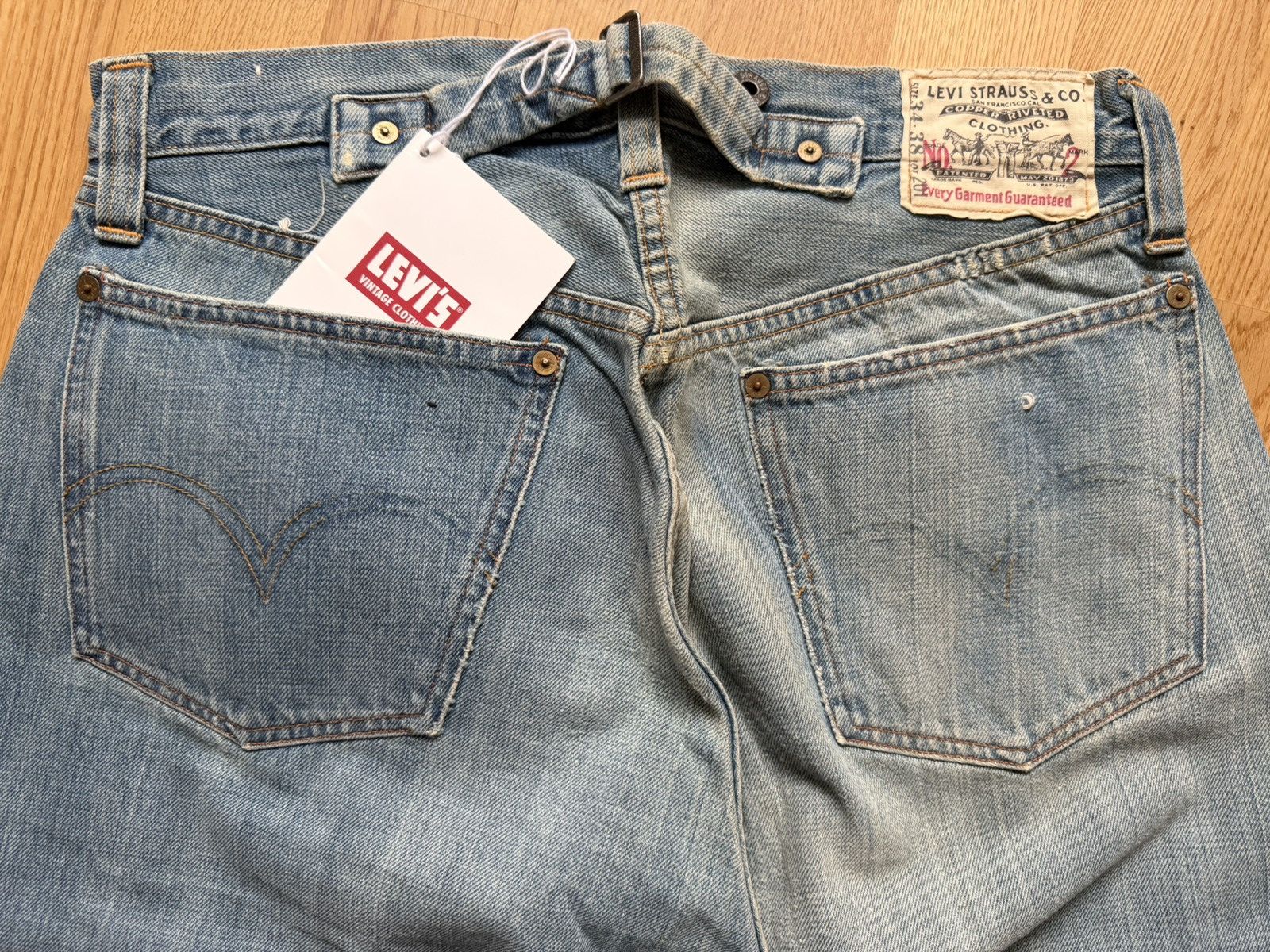 Levi's Vintage Clothing Levis Vintage LVC 201 555 Deadstock Size US 34 / EU 50 - 6 Thumbnail