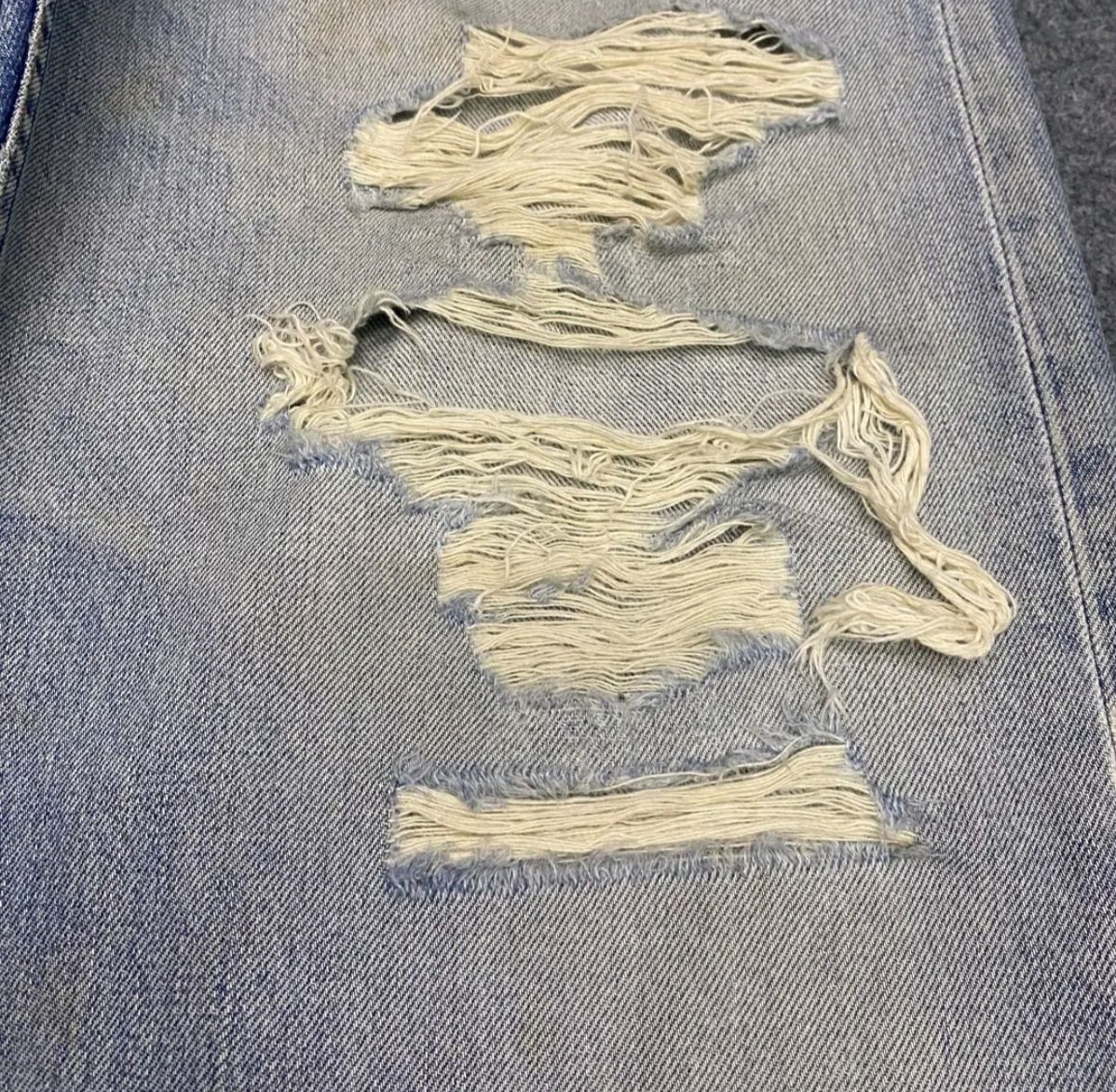 Levi's 💥Baggy💥Vintage Levis 504 Distressed Denim Size US 34 / EU 50 - 15 Thumbnail