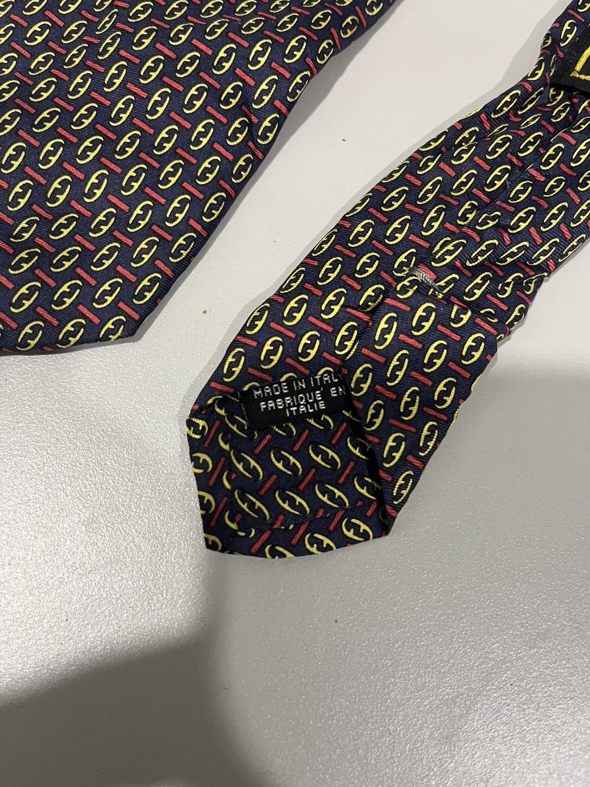Designer × Fendi × Vintage Vintage Fendi Monogram Tie Size ONE SIZE - 2 Thumbnail