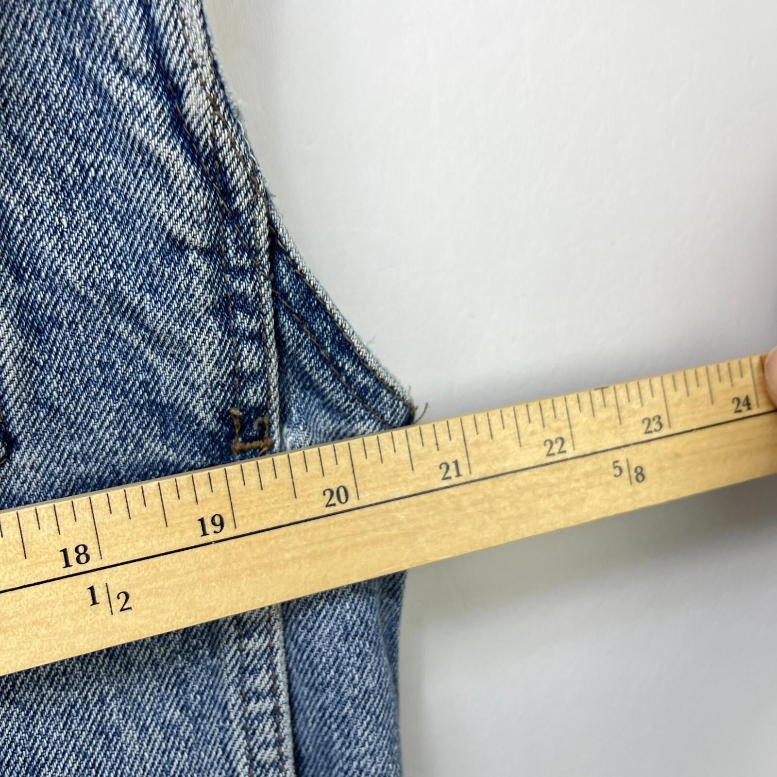 Levi's Vintage 90s Levis Silver Tab Denim Vest Jacket Medium Size US M / EU 48-50 / 2 - 8 Thumbnail