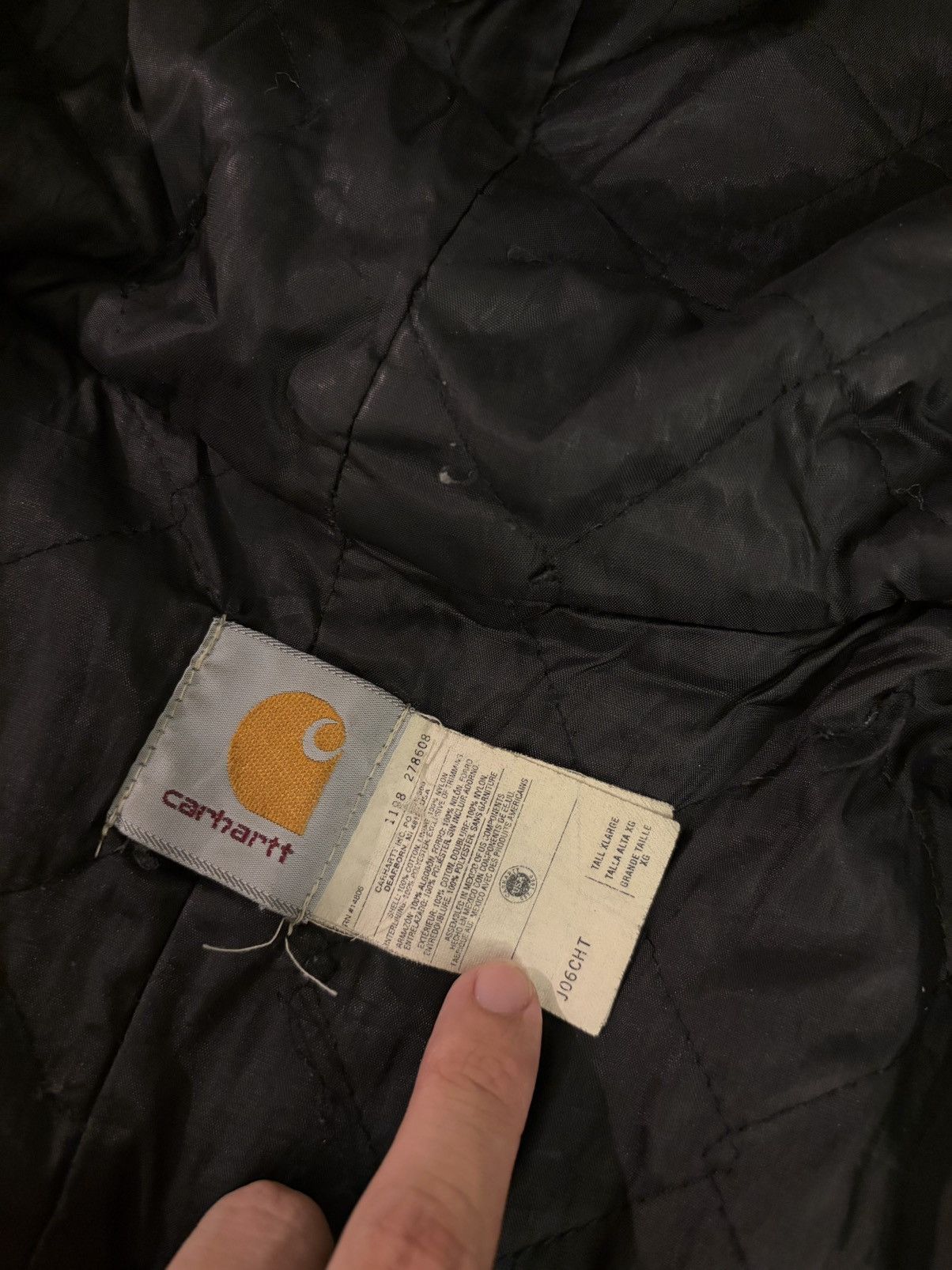 Carhartt Vintage Carhartt J06CHT Brown Hood Jacket. Size US XL / EU 56 / 4 - 6 Thumbnail