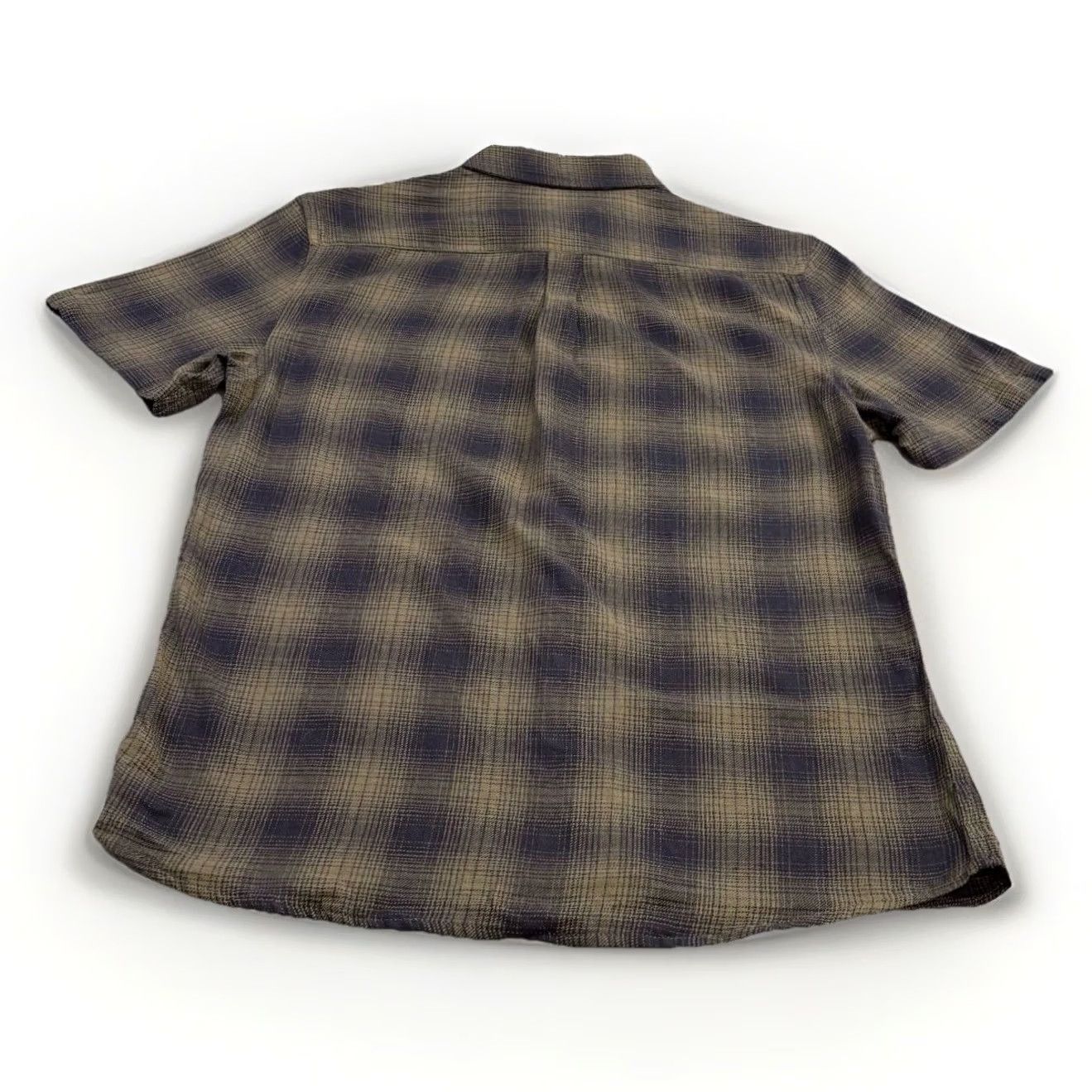 Asos ASOS Plaid Short Sleeve Shirt Medium Mens Button-Down New With Tags Khaki Black Size US M / EU 48-50 / 2 - 2 Thumbnail