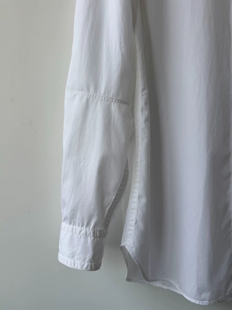 Yohji Yamamoto Yohji Yamamoto Yohji Yamamoto White Long Sleeve Shirt Size US L / EU 52-54 / 3 - 5 Thumbnail