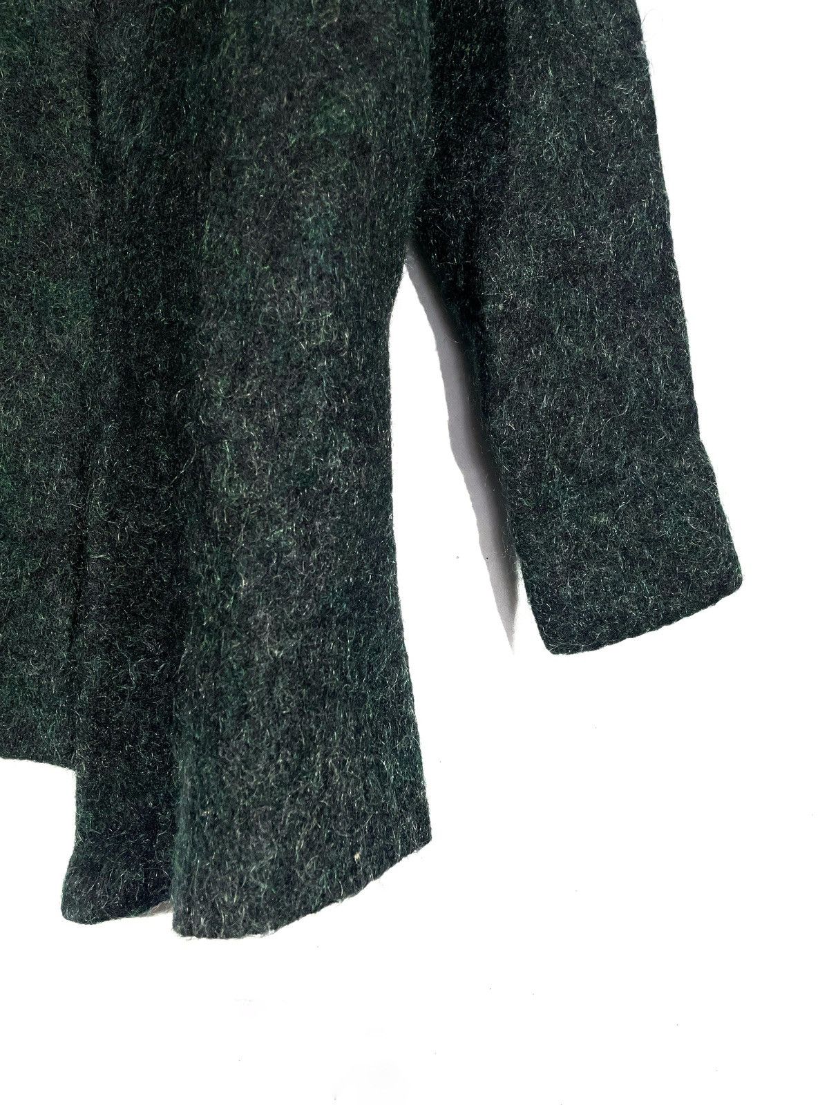 Acne Studios × Designer Acne Studios Mohair & Wool Green Cardigan Size XS Pockets Size XS / US 0-2 / IT 36-38 - 2 Thumbnail