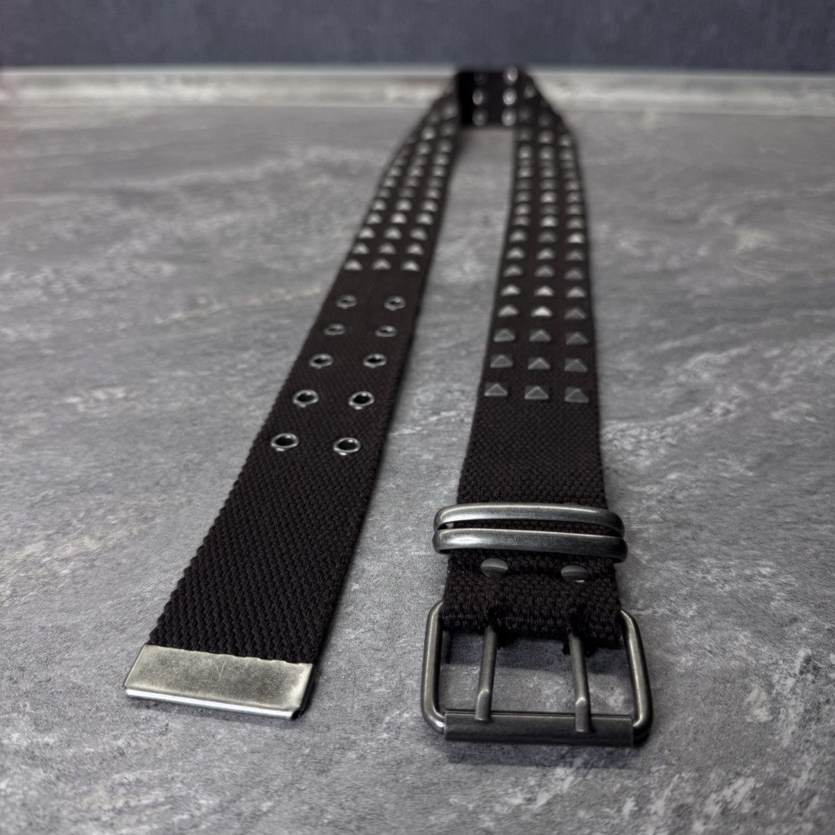 Japanese Brand Vintage Rhinestones belt metal logo y2k Size ONE SIZE - 2 Thumbnail
