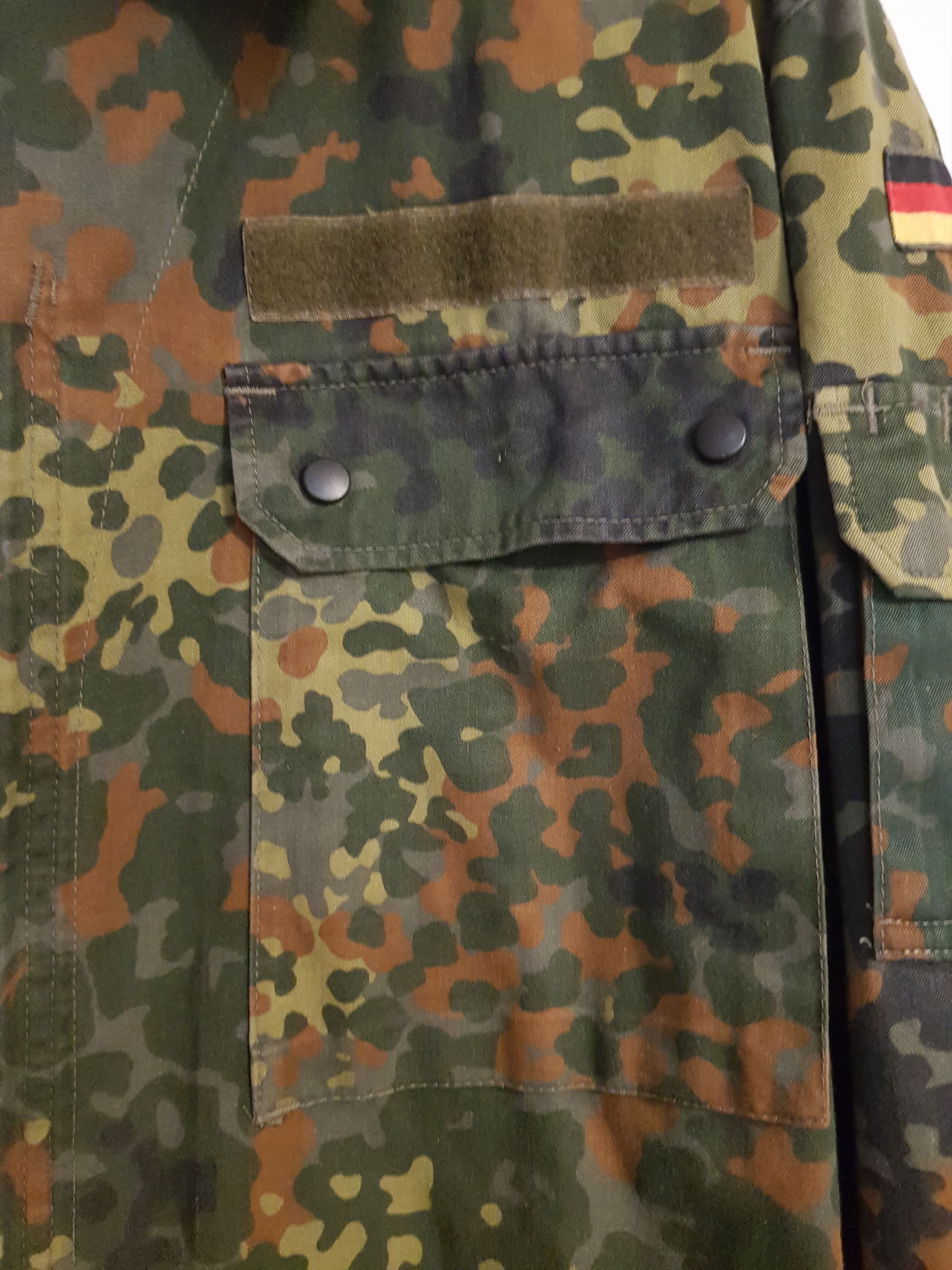 Other Bundeswehr Flecktarn German Army Field Jacket Camo Vintage L Size US XXL / EU 58 / 5 - 4 Thumbnail