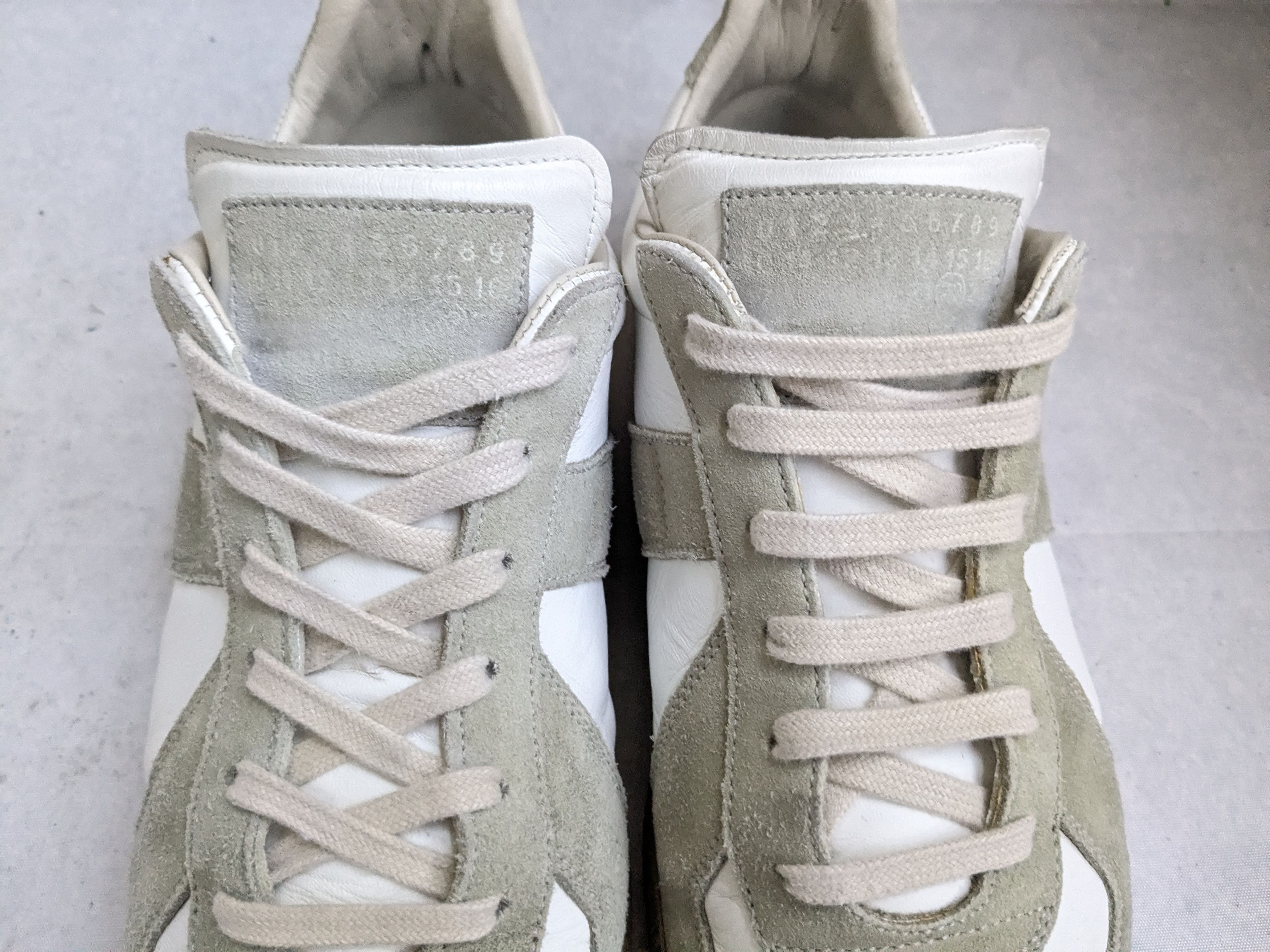 Maison Margiela Maison Margiela Replica GAT White Gray 9 42 Gum Low Tops Size US 9 / EU 42 - 5 Thumbnail