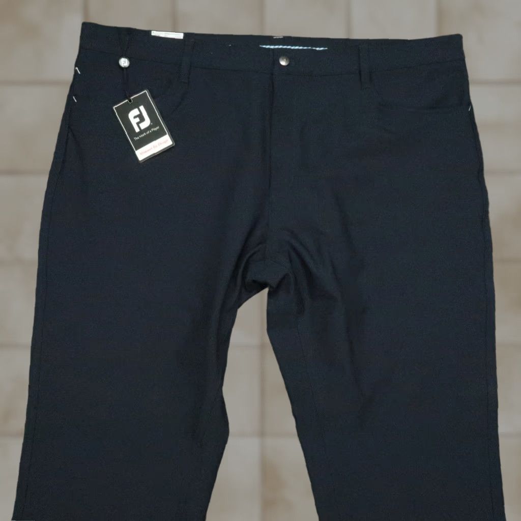 Footjoy FootJoy Pants Mens 42x30 Navy Blue Athletic Slim Fit Chino Size US 42 / EU 58 - 1 Thumbnail