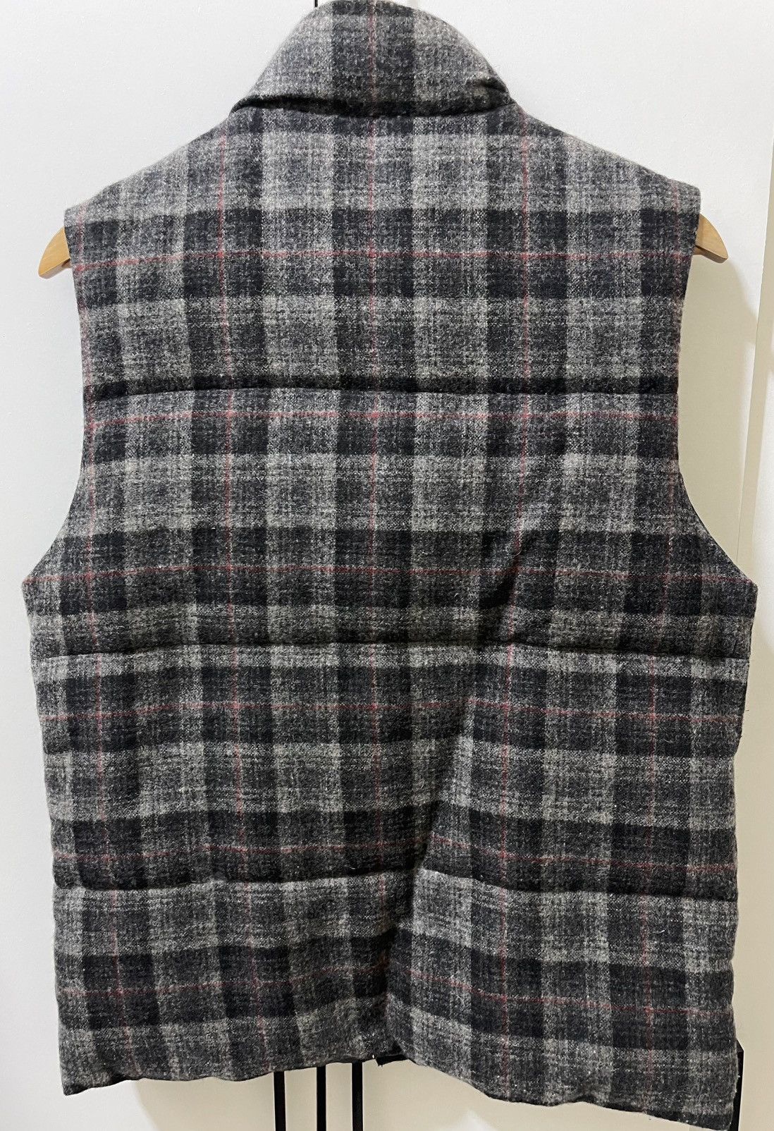 SHIPS SHIPS Vest GREY Plaid Wool sz. LARGE Size US L / EU 52-54 / 3 - 7 Thumbnail