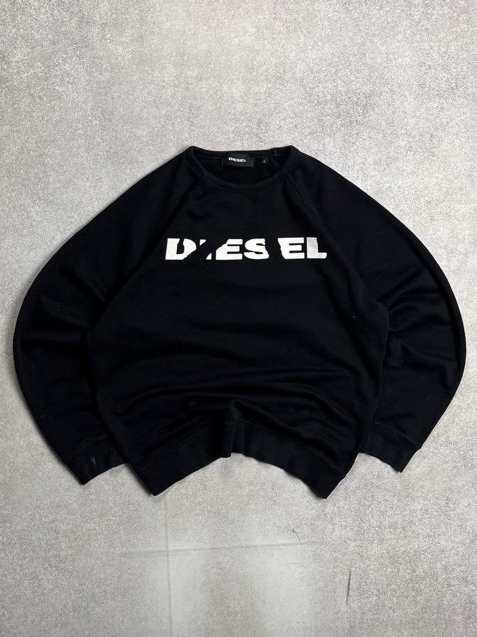 Diesel × Vintage Vintage Diesel Archival Boxy Sweatshirt Y2K L Size US L / EU 52-54 / 3 - 1 Thumbnail