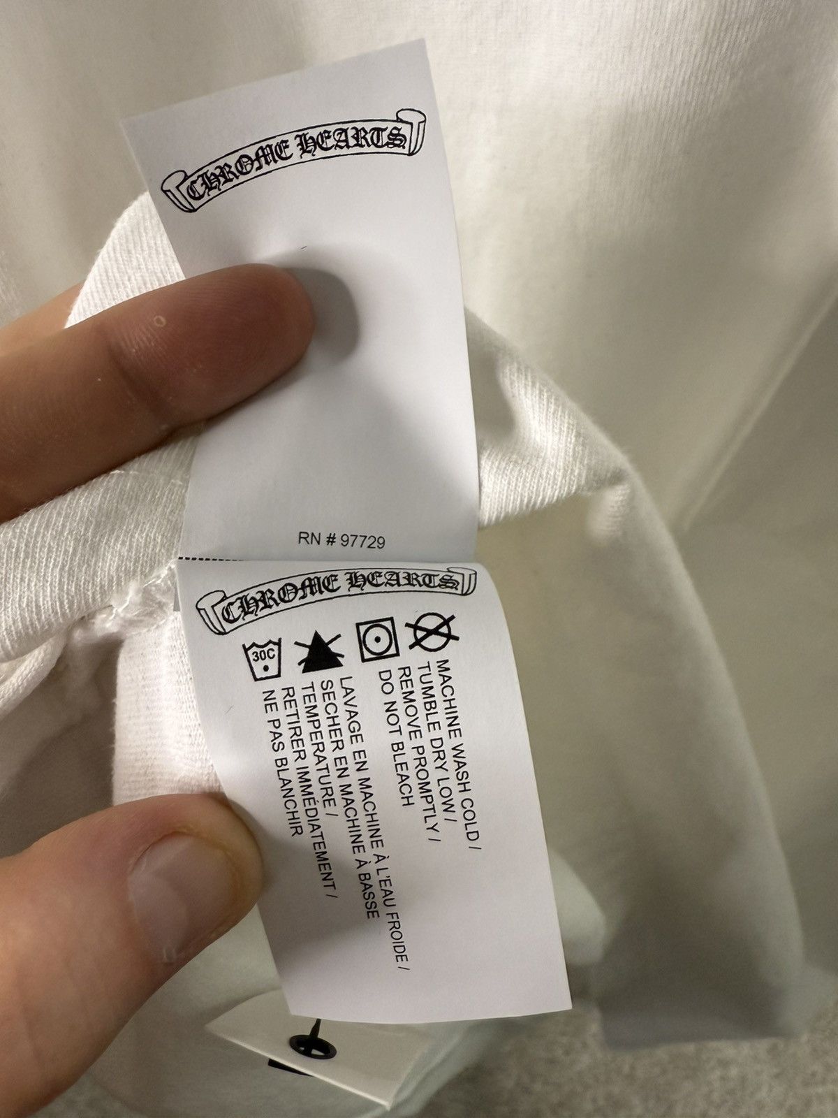 Chrome Hearts Chrome Hearts White “Y Not” Embroidered Longlseeve Size US L / EU 52-54 / 3 - 6 Thumbnail