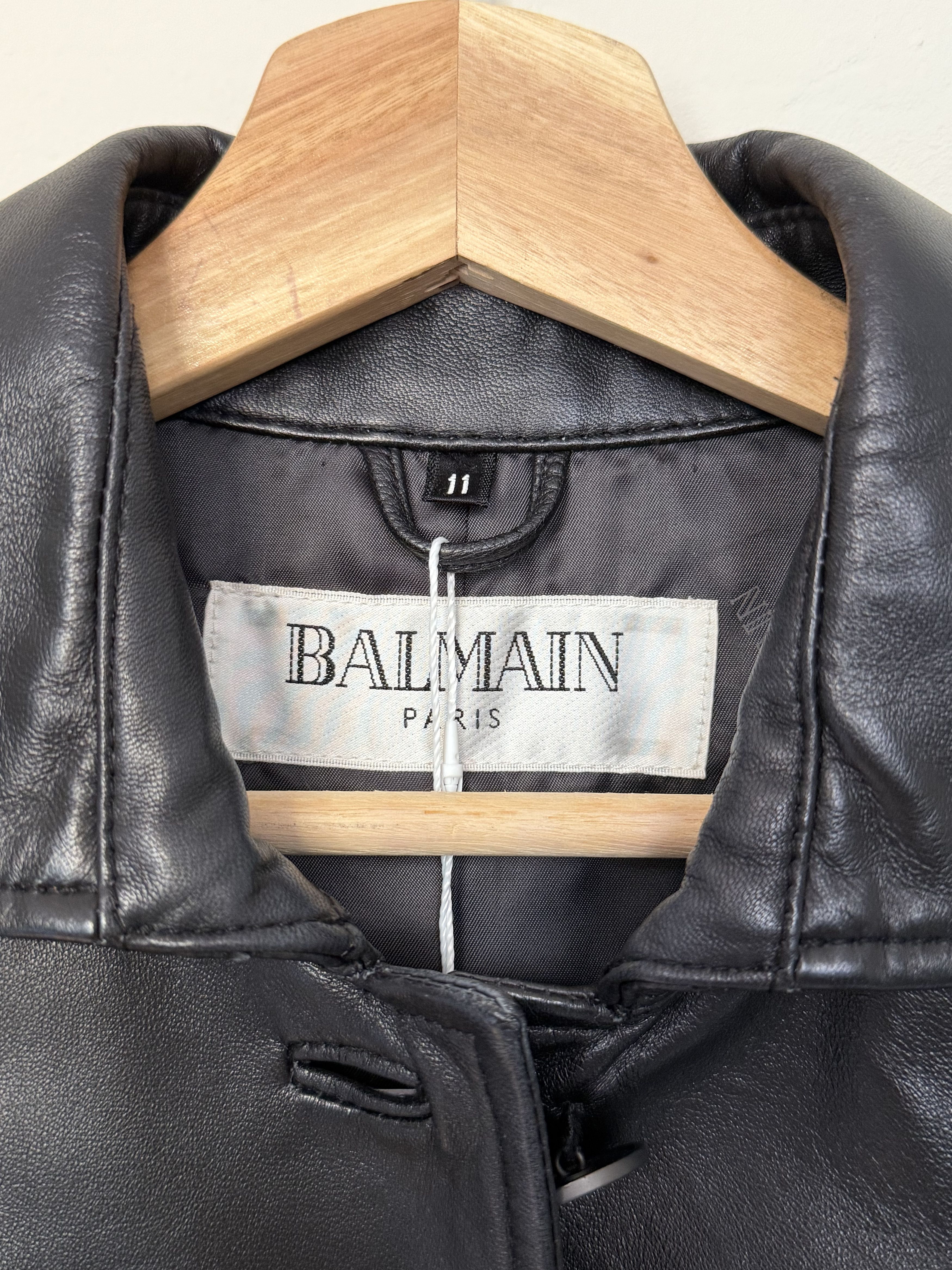 Balmain Balmain Calfskin Leather Jacket Size M / US 6-8 / IT 42-44 - 3 Thumbnail